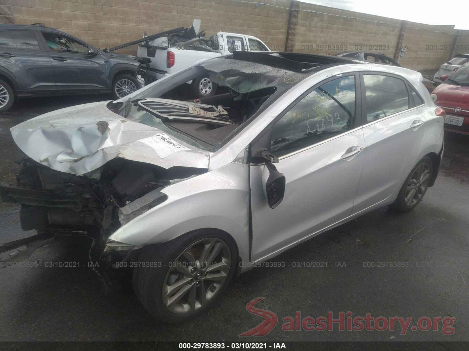 KMHD35LHXGU305267 2016 HYUNDAI ELANTRA GT