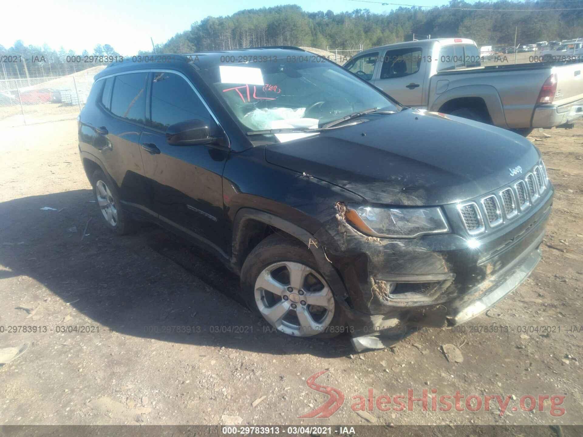 3C4NJDBB1KT596847 2019 JEEP COMPASS