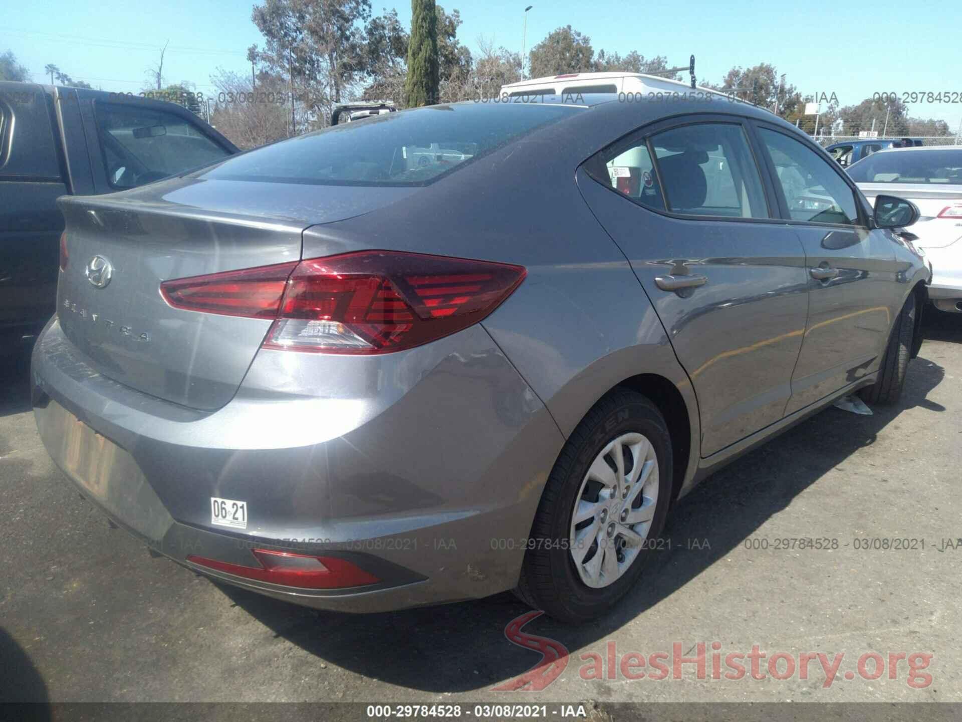 5NPD74LF4KH470154 2019 HYUNDAI ELANTRA