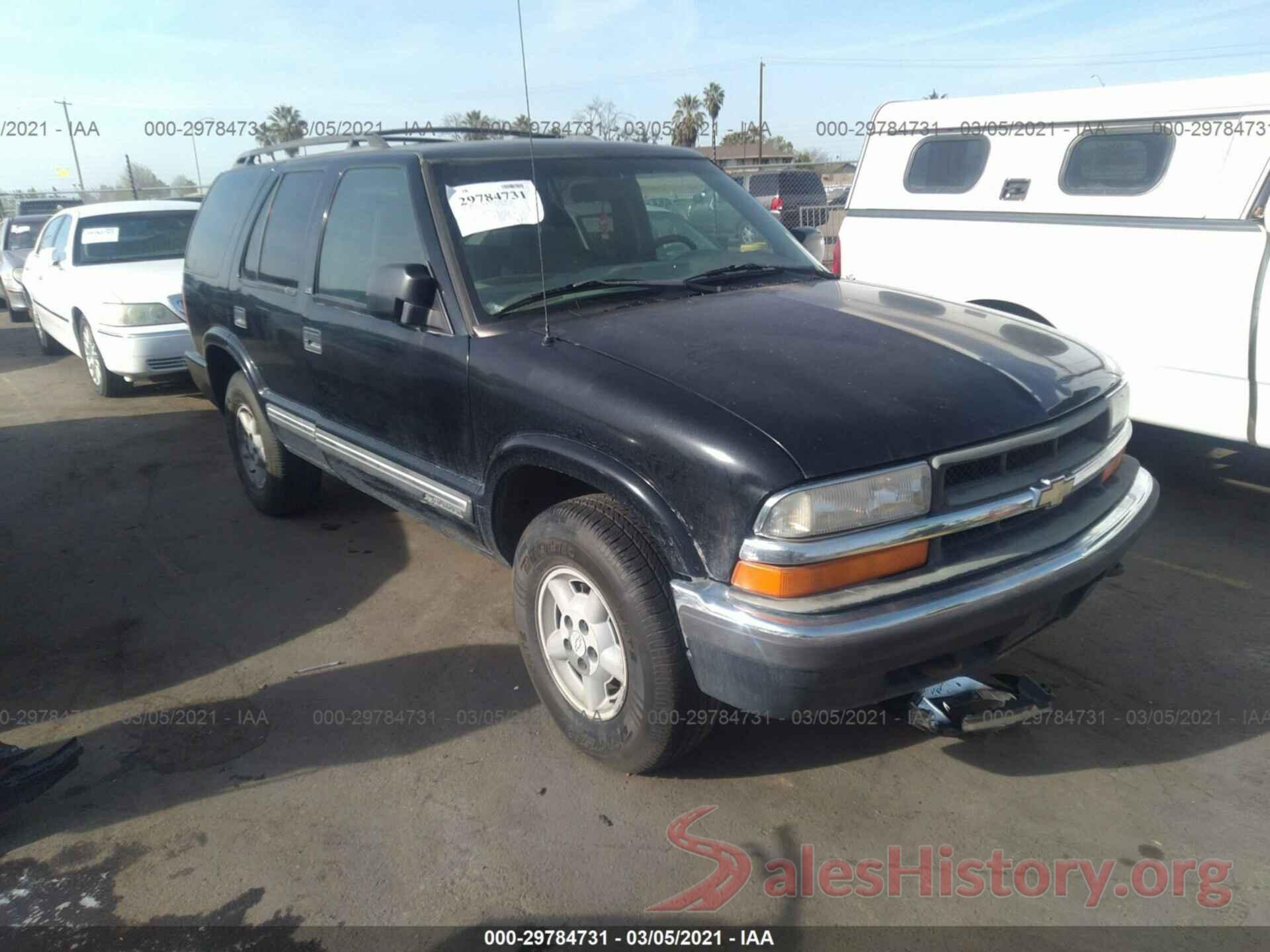 5NPD84LF2KH407373 2001 CHEVROLET BLAZER