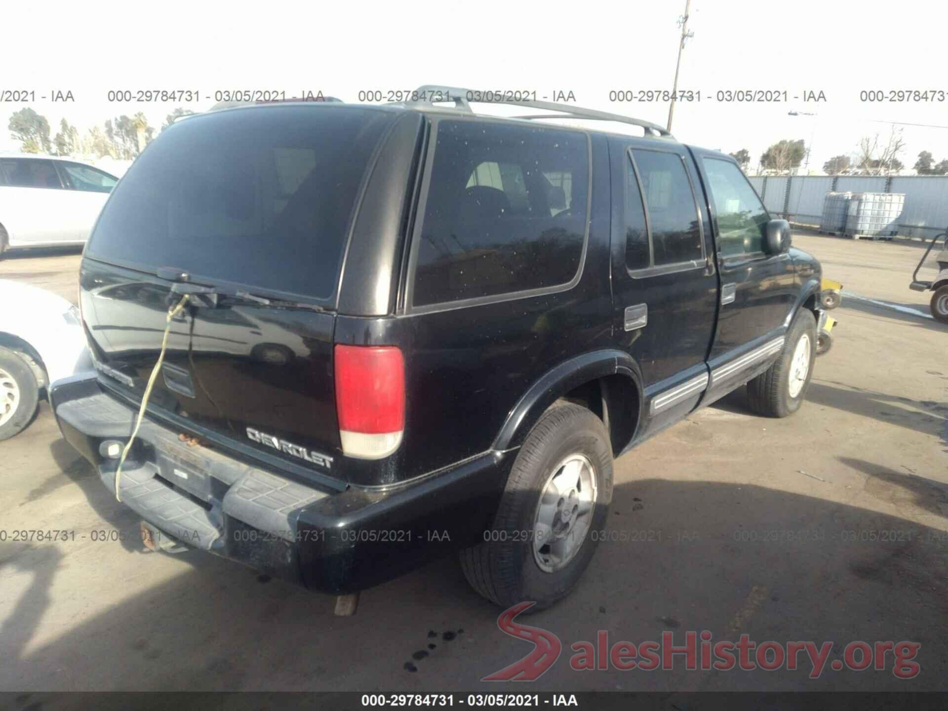 5NPD84LF2KH407373 2001 CHEVROLET BLAZER