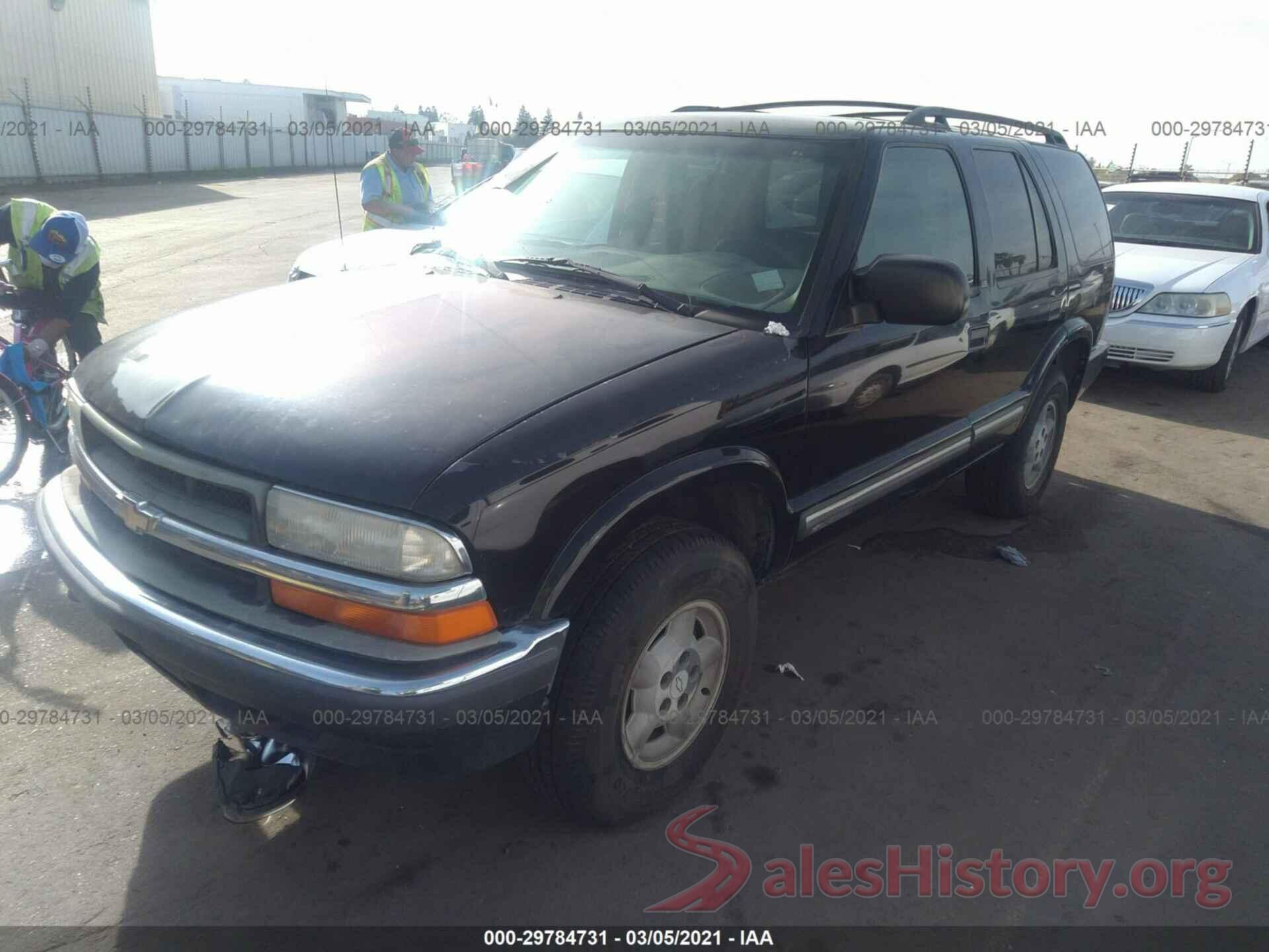 5NPD84LF2KH407373 2001 CHEVROLET BLAZER