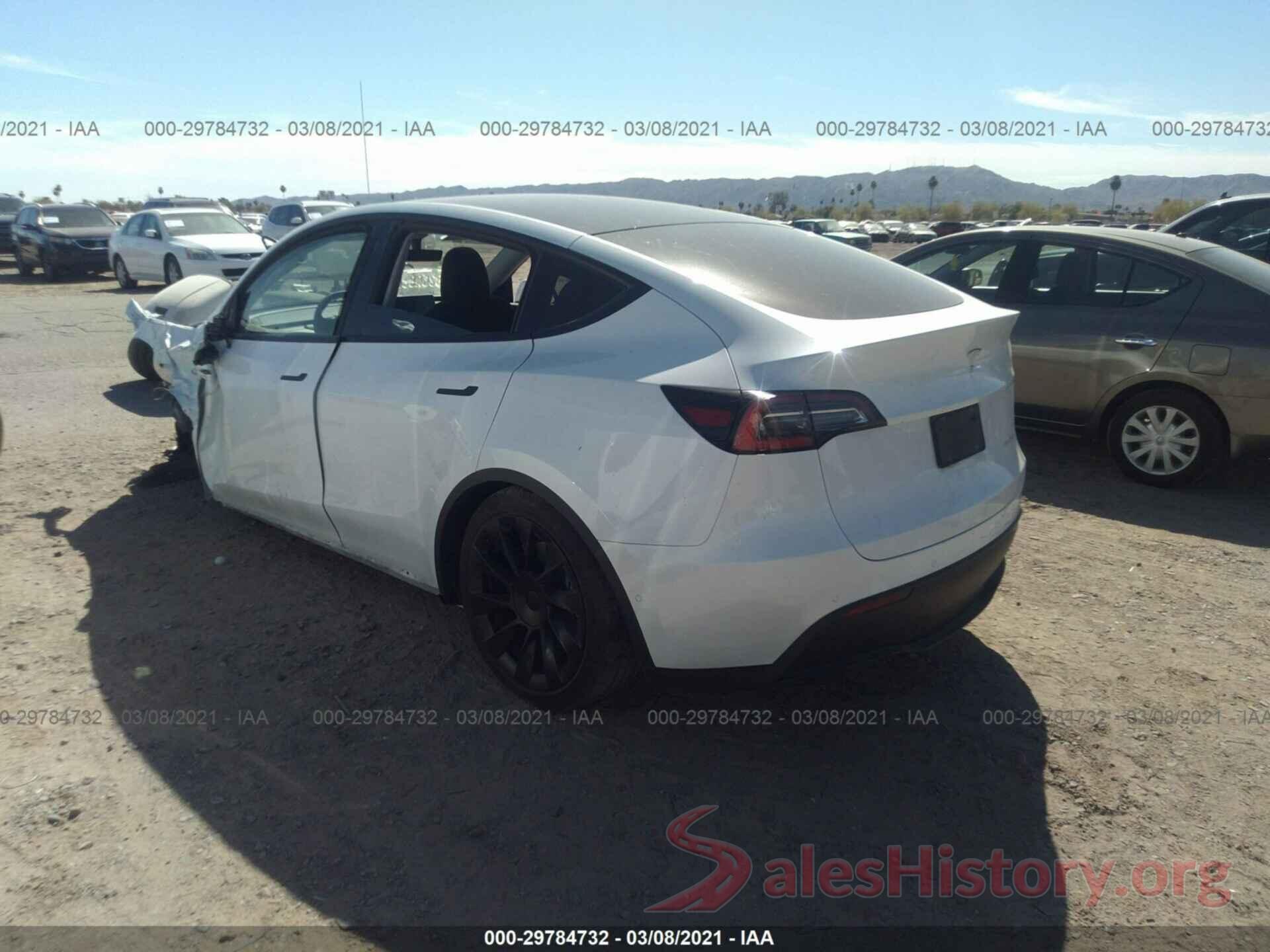 5YJYGDEE6LF045962 2020 TESLA MODEL Y