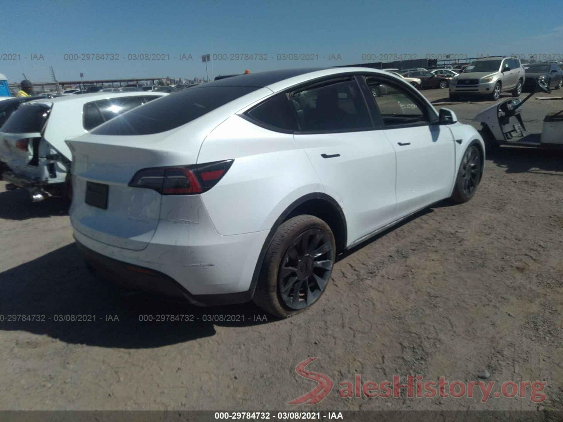 5YJYGDEE6LF045962 2020 TESLA MODEL Y