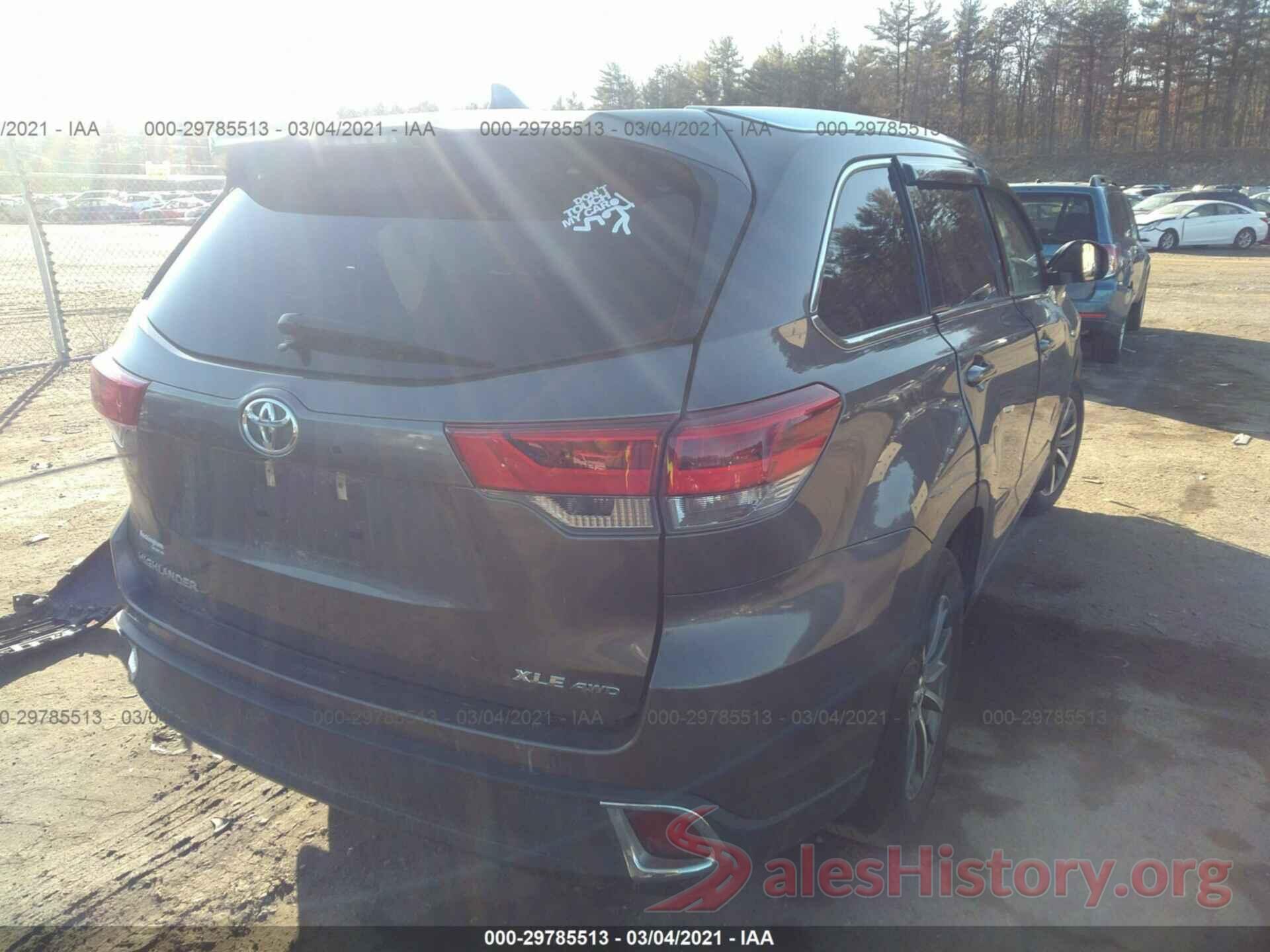 5TDJZRFH6HS431768 2017 TOYOTA HIGHLANDER