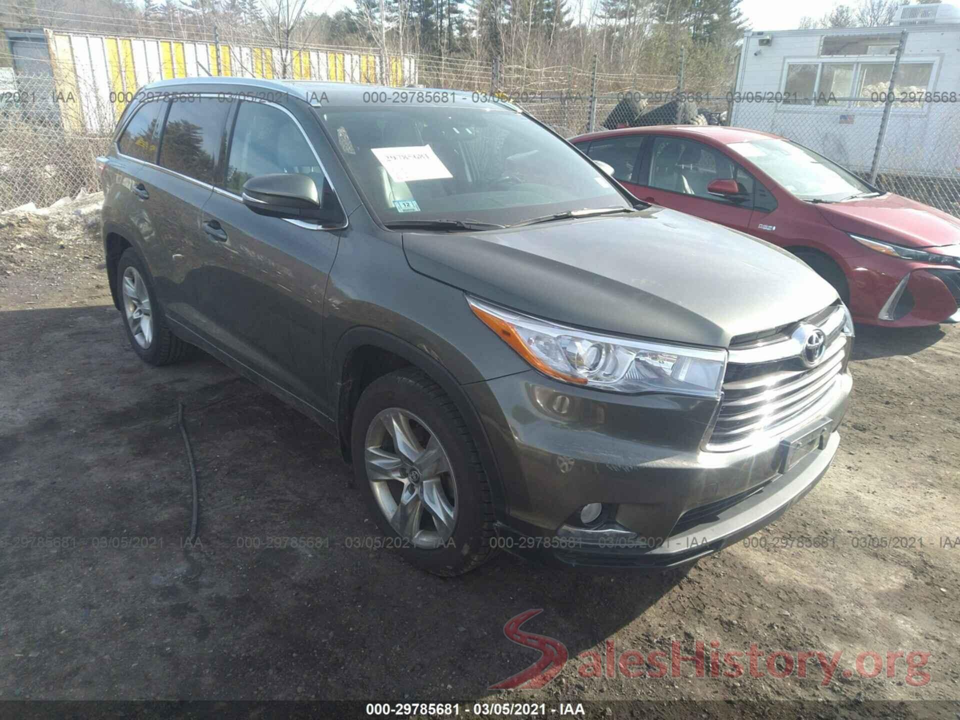 5TDDKRFH8GS344535 2016 TOYOTA HIGHLANDER