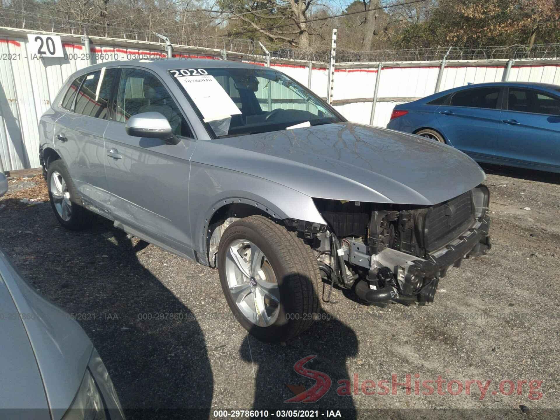 WA1ANAFYXL2022745 2020 AUDI Q5