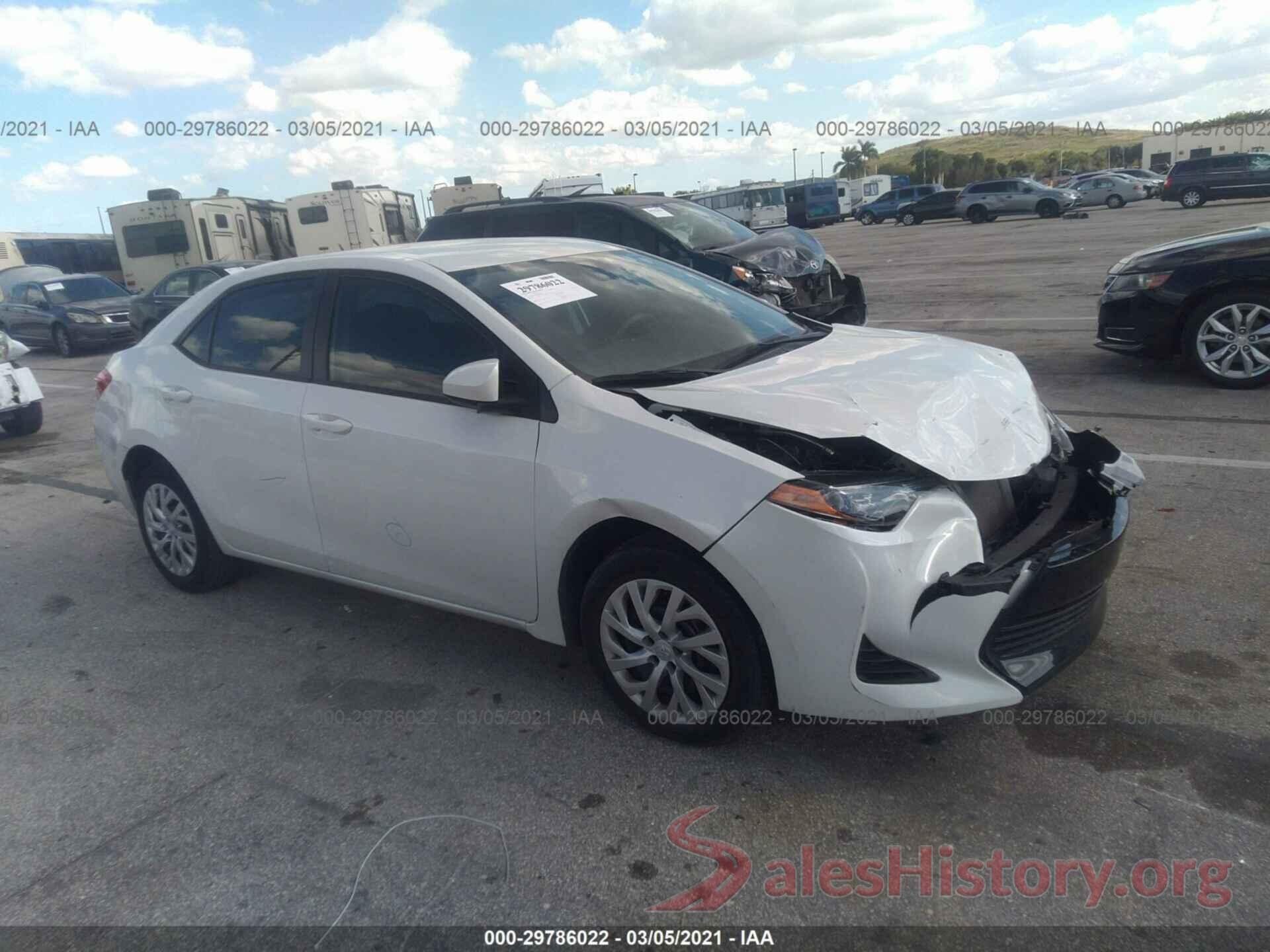 5YFBURHE6KP907684 2019 TOYOTA COROLLA