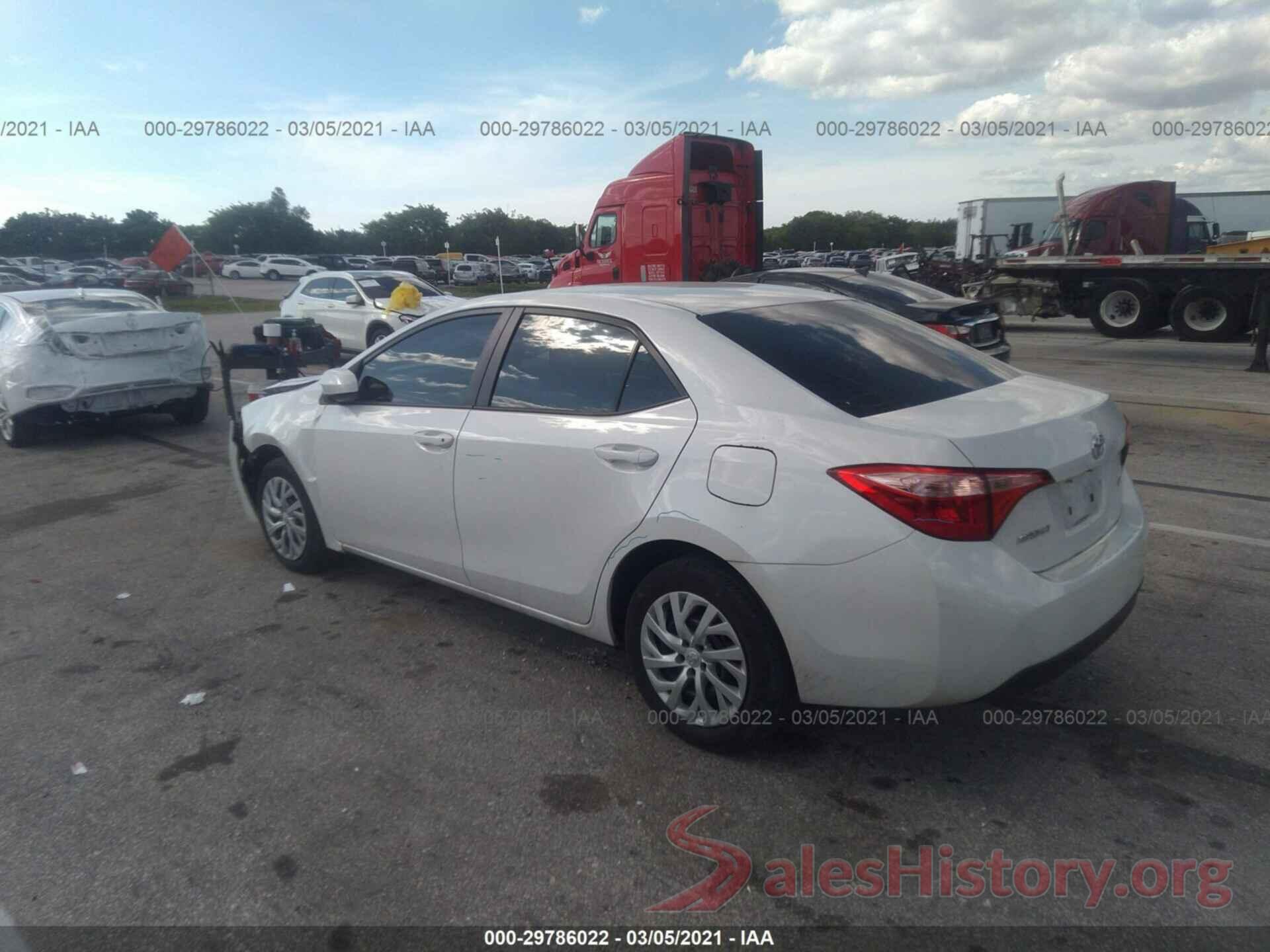 5YFBURHE6KP907684 2019 TOYOTA COROLLA