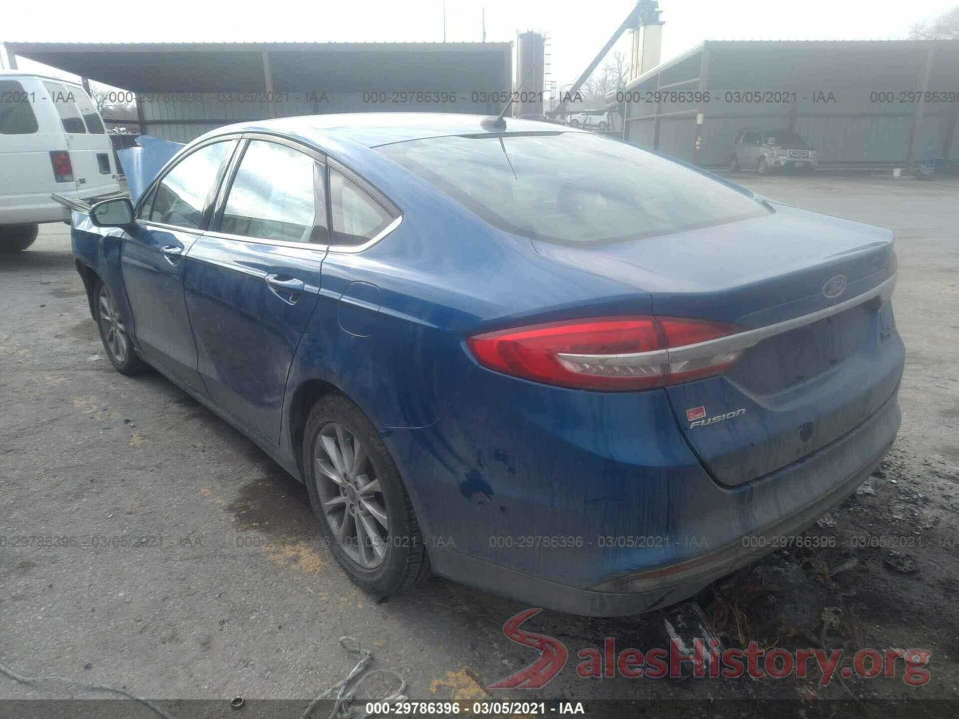 3FA6P0G72HR162660 2017 FORD FUSION