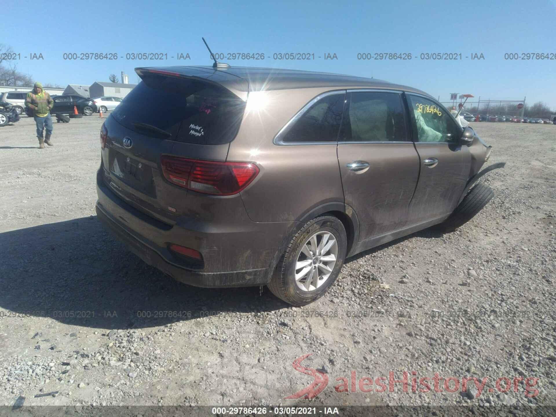 5XYPG4A39KG499002 2019 KIA SORENTO