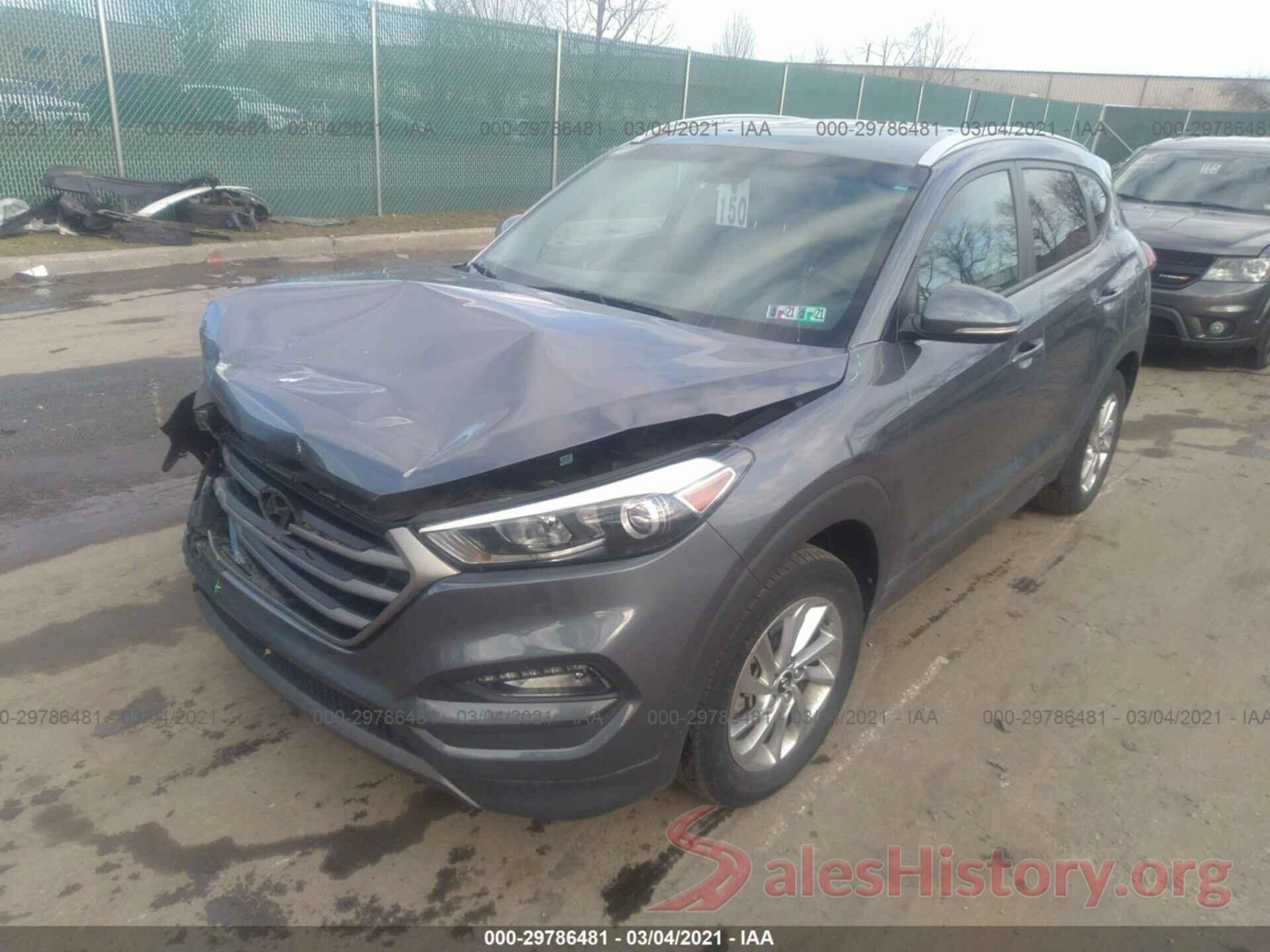 KM8J3CA27GU148786 2016 HYUNDAI TUCSON