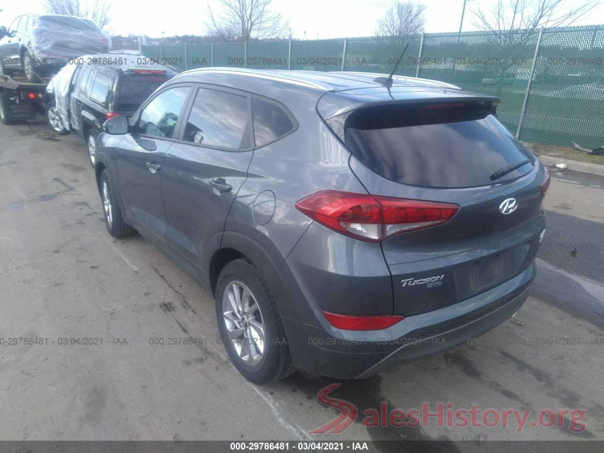 KM8J3CA27GU148786 2016 HYUNDAI TUCSON