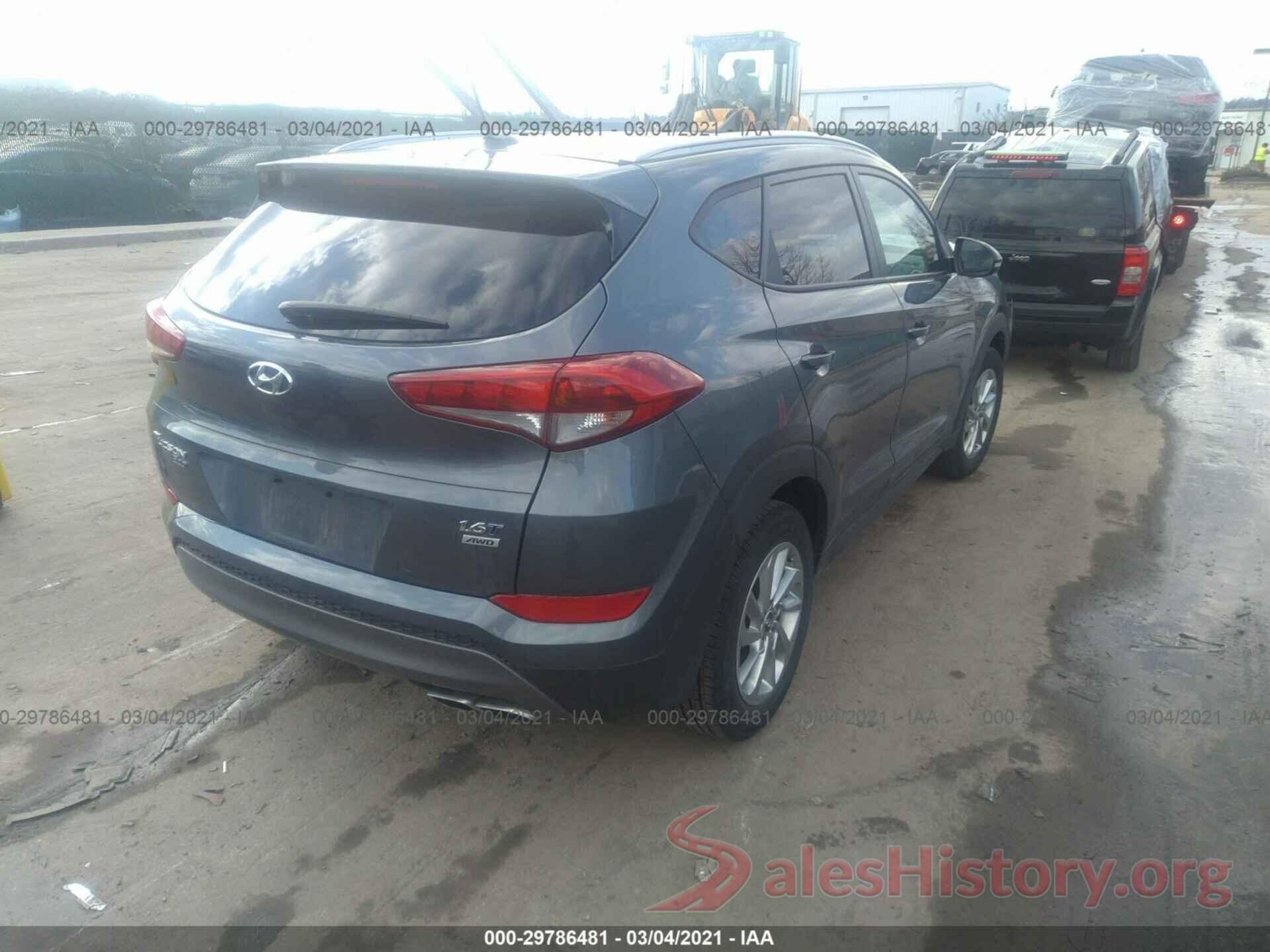 KM8J3CA27GU148786 2016 HYUNDAI TUCSON