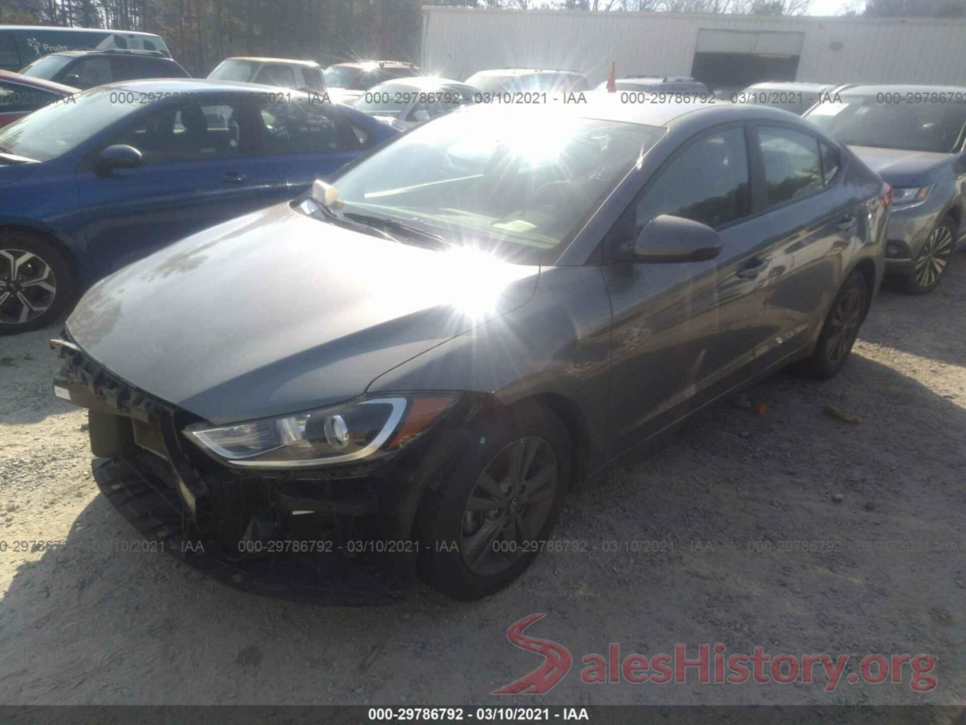 5NPD84LF0JH311711 2018 HYUNDAI ELANTRA