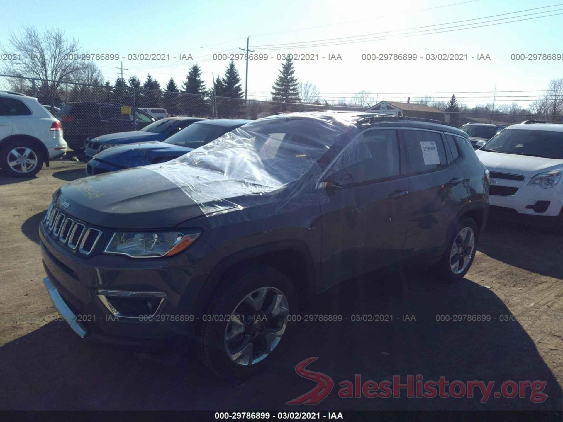 3C4NJDCB7LT203952 2020 JEEP COMPASS