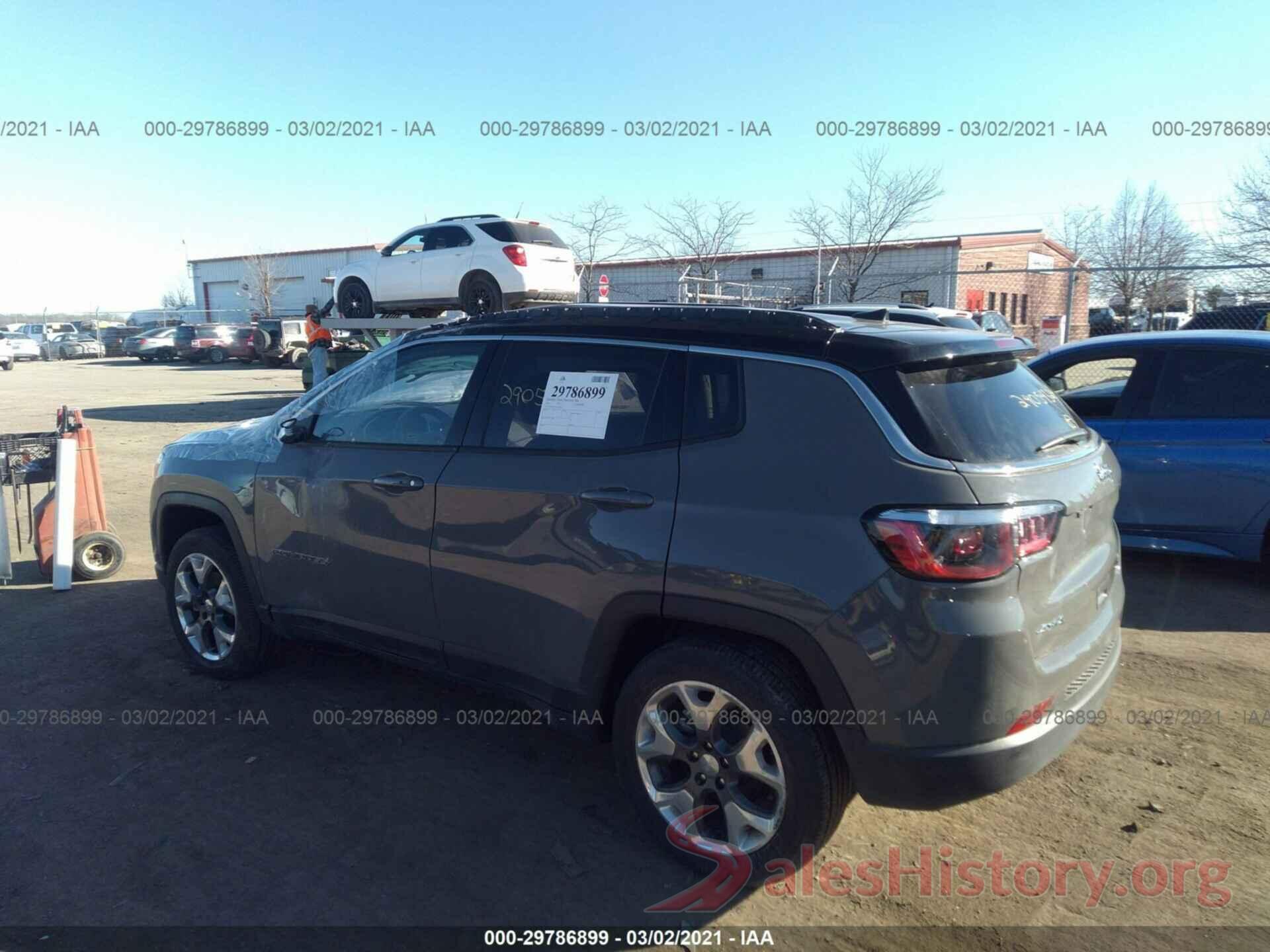 3C4NJDCB7LT203952 2020 JEEP COMPASS