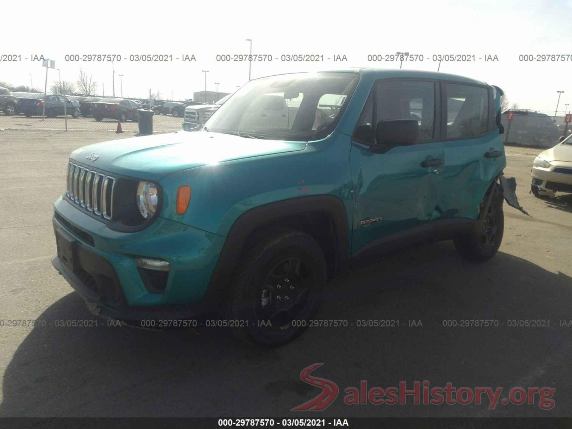 ZACNJBAB2LPL99570 2020 JEEP RENEGADE