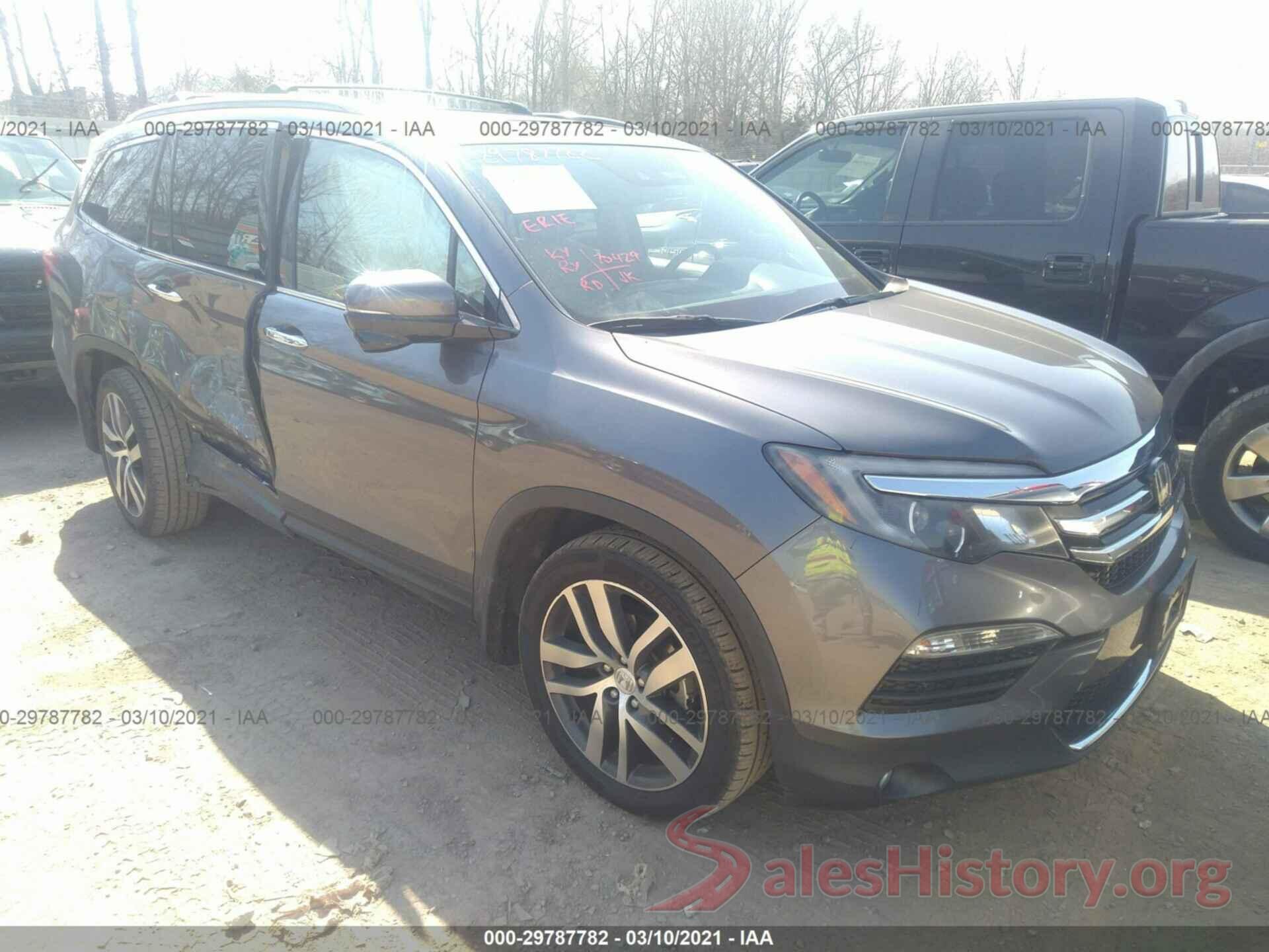 5FNYF6H99GB125548 2016 HONDA PILOT