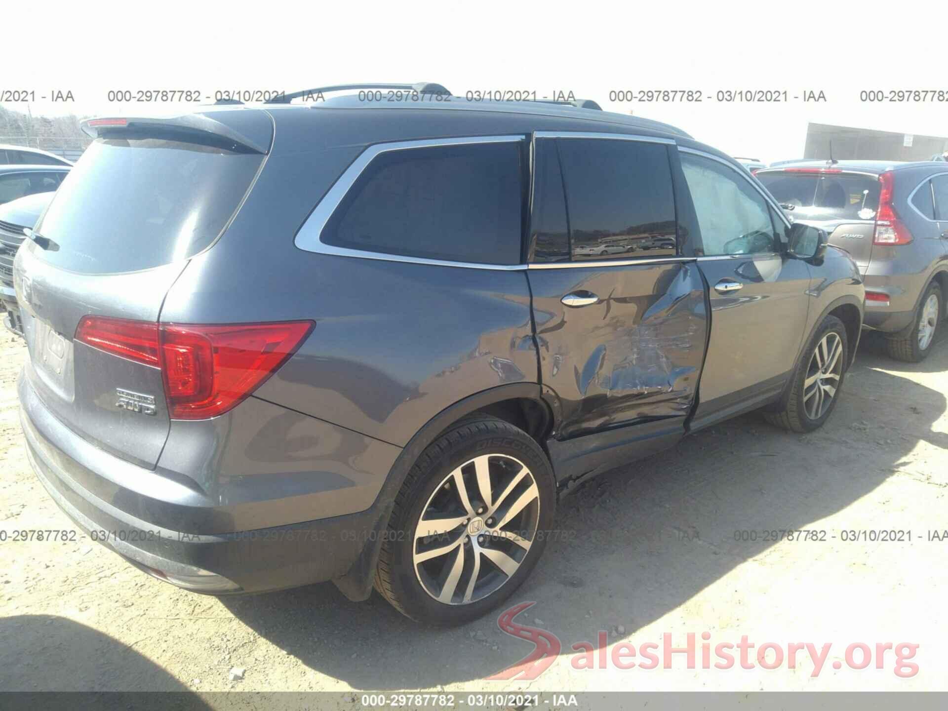 5FNYF6H99GB125548 2016 HONDA PILOT