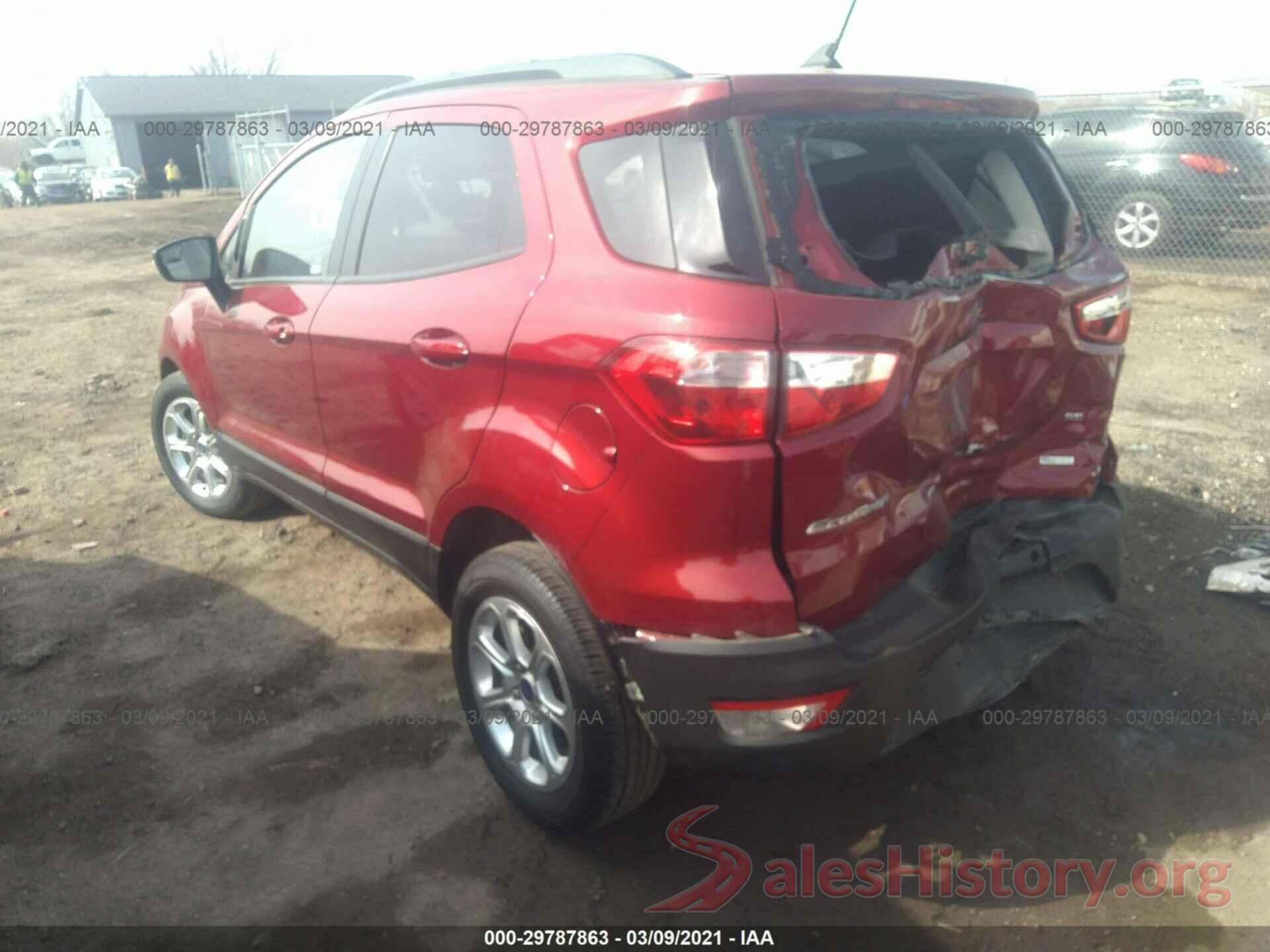 MAJ3S2GE2KC284551 2019 FORD ECOSPORT