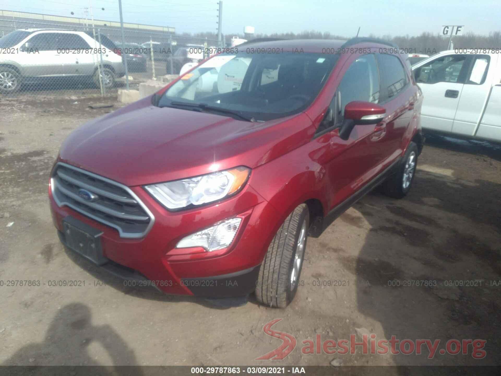 MAJ3S2GE2KC284551 2019 FORD ECOSPORT