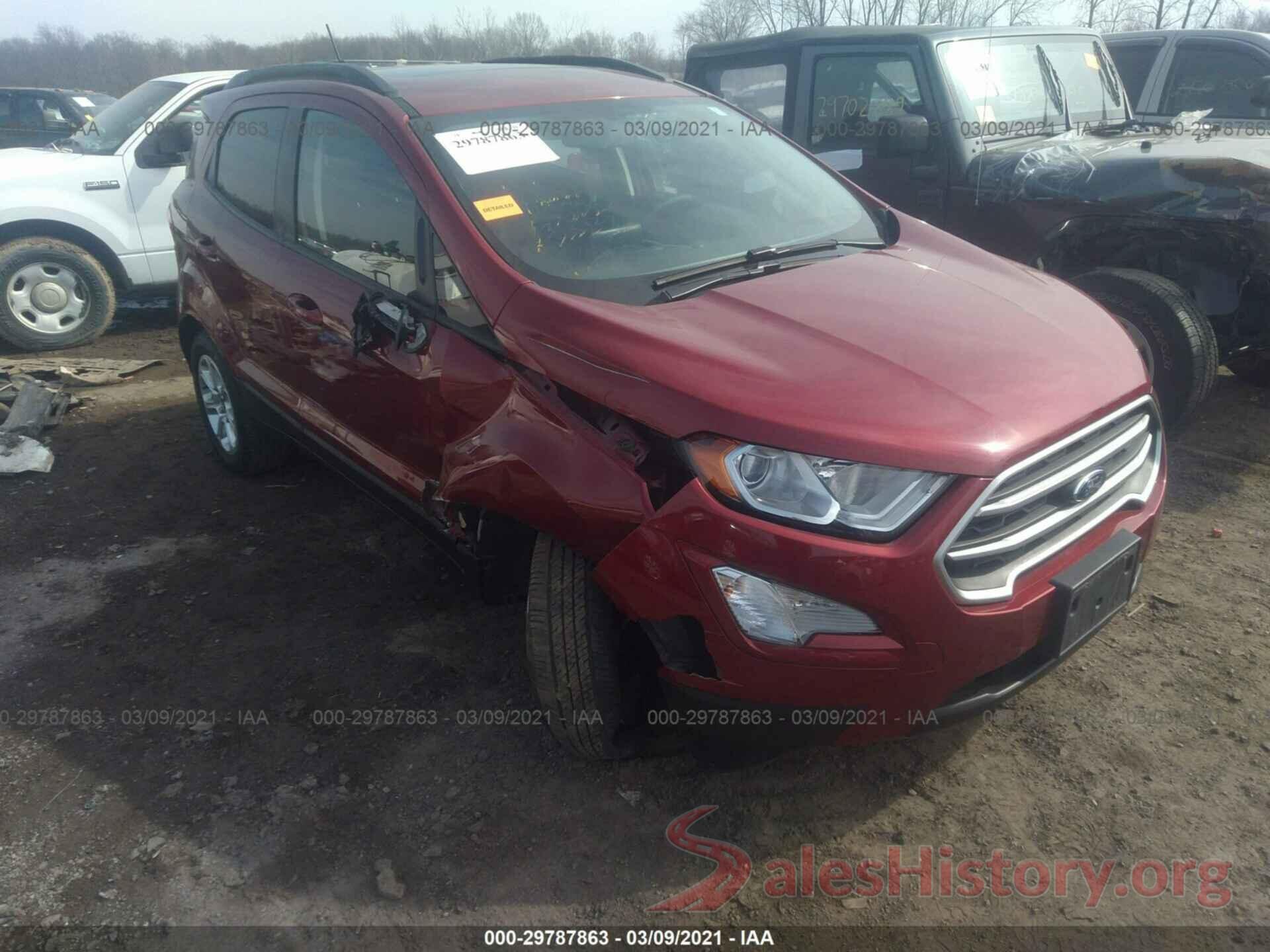 MAJ3S2GE2KC284551 2019 FORD ECOSPORT