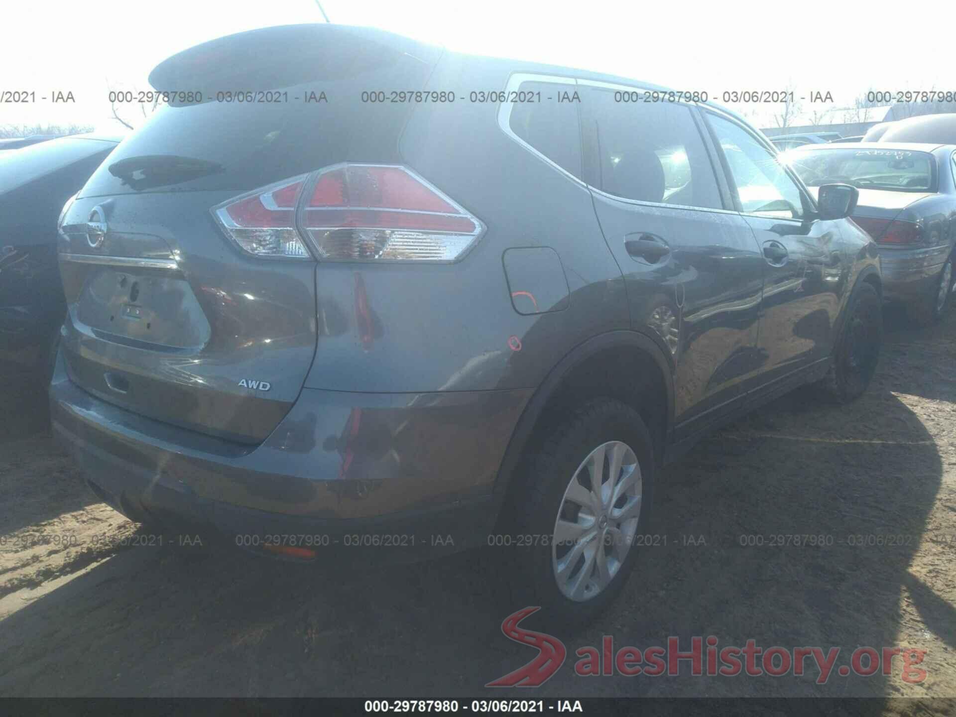 5N1AT2MV8GC762753 2016 NISSAN ROGUE