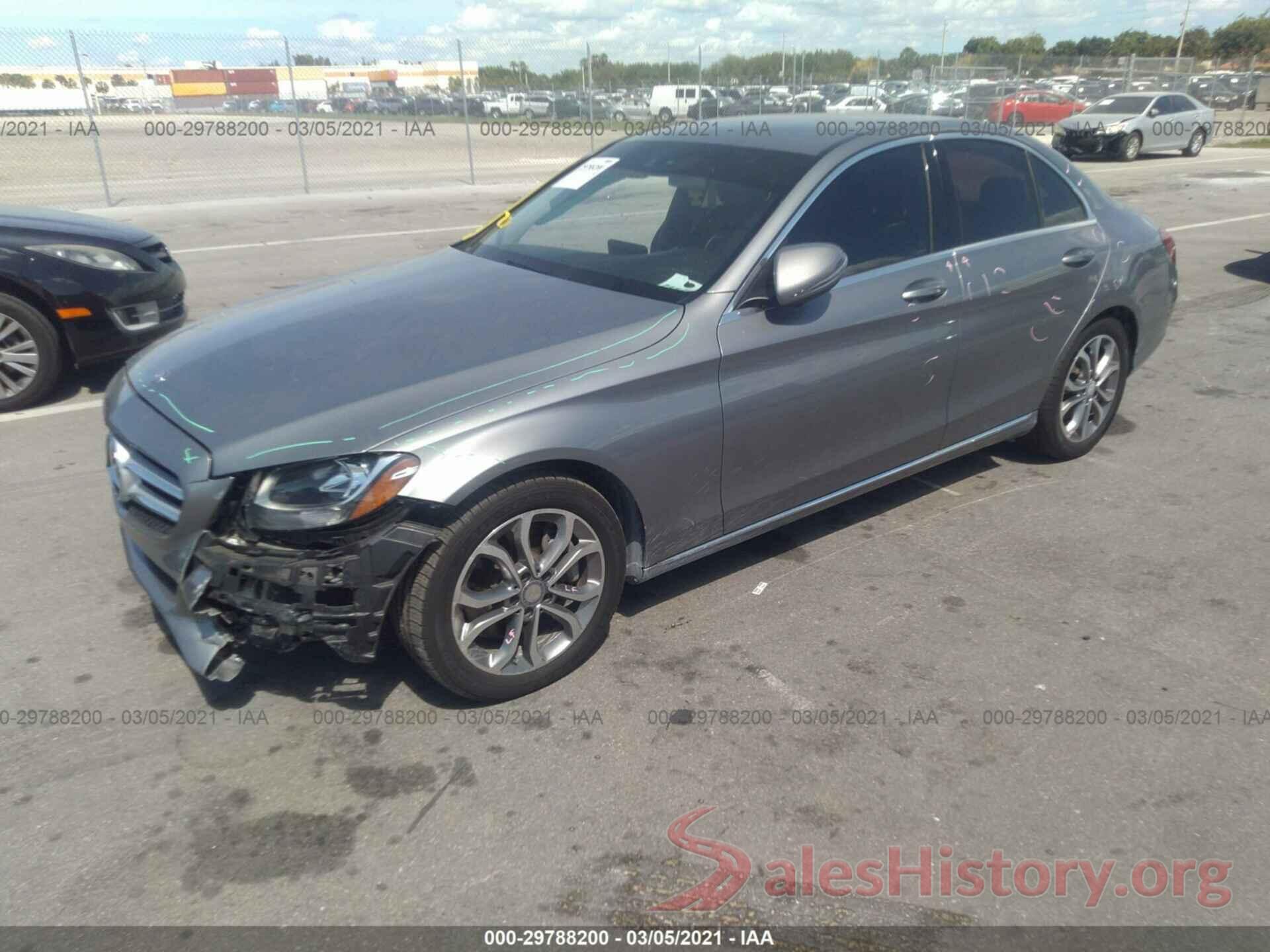 55SWF4JB1GU122568 2016 MERCEDES-BENZ C-CLASS