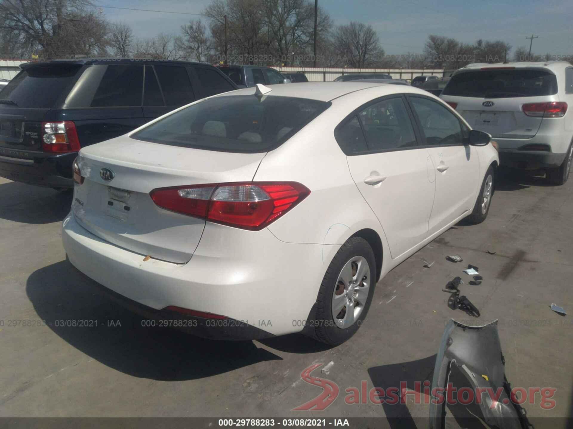 KNAFX4A69G5517663 2016 KIA FORTE