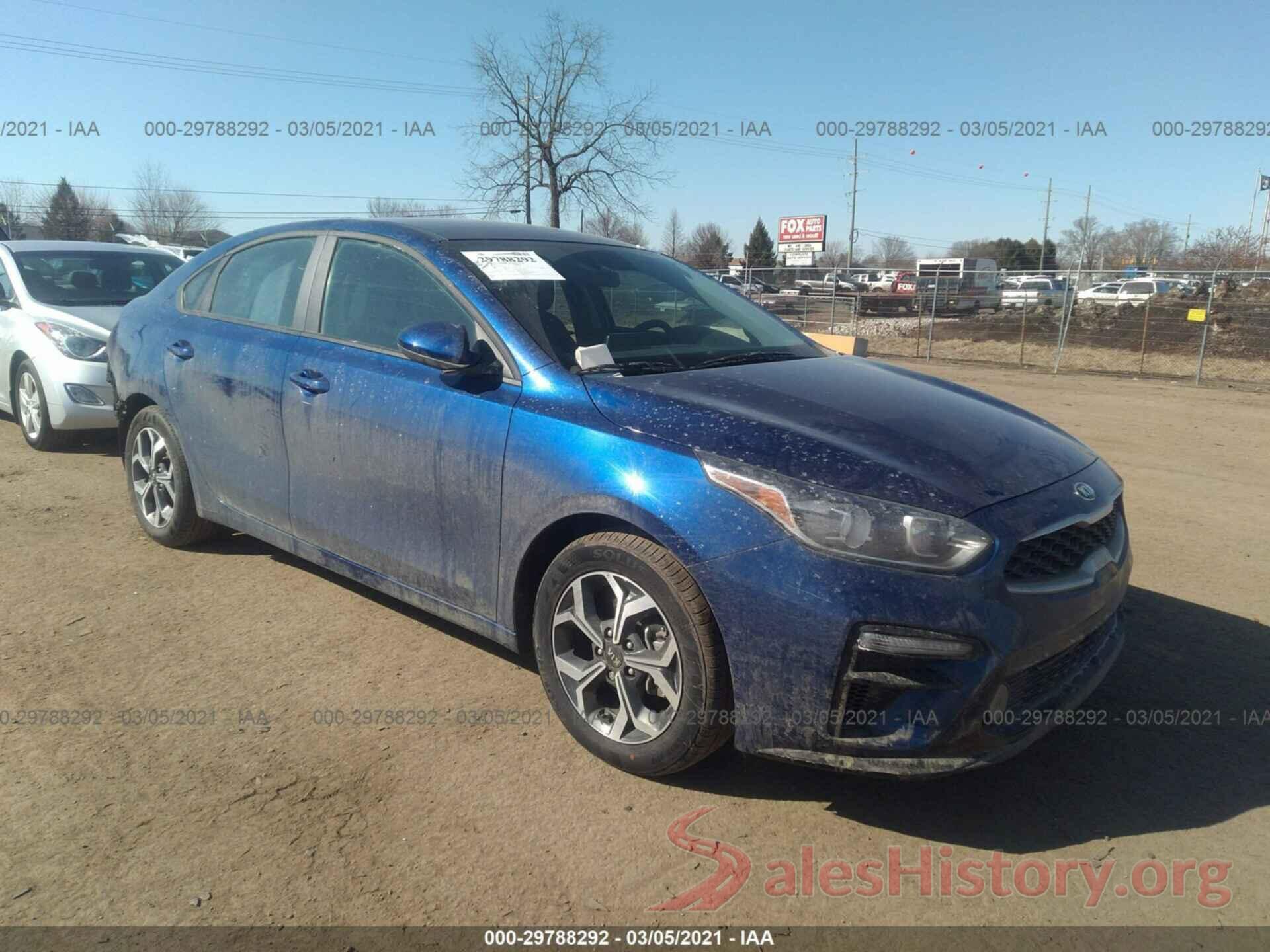 3KPF24AD6LE257818 2020 KIA FORTE