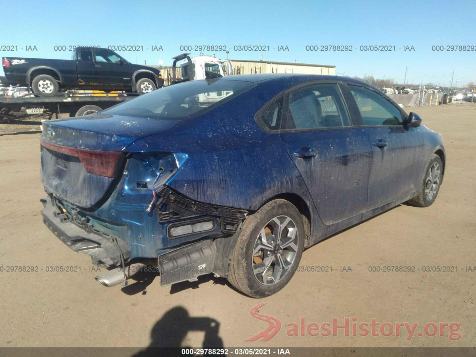 3KPF24AD6LE257818 2020 KIA FORTE