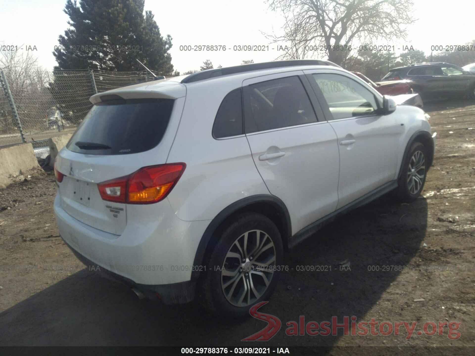 JA4AR4AW0GZ030989 2016 MITSUBISHI OUTLANDER SPORT