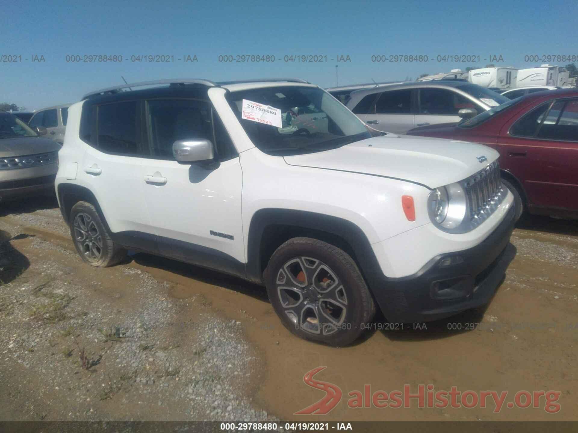 ZACCJADT0GPC89597 2016 JEEP RENEGADE