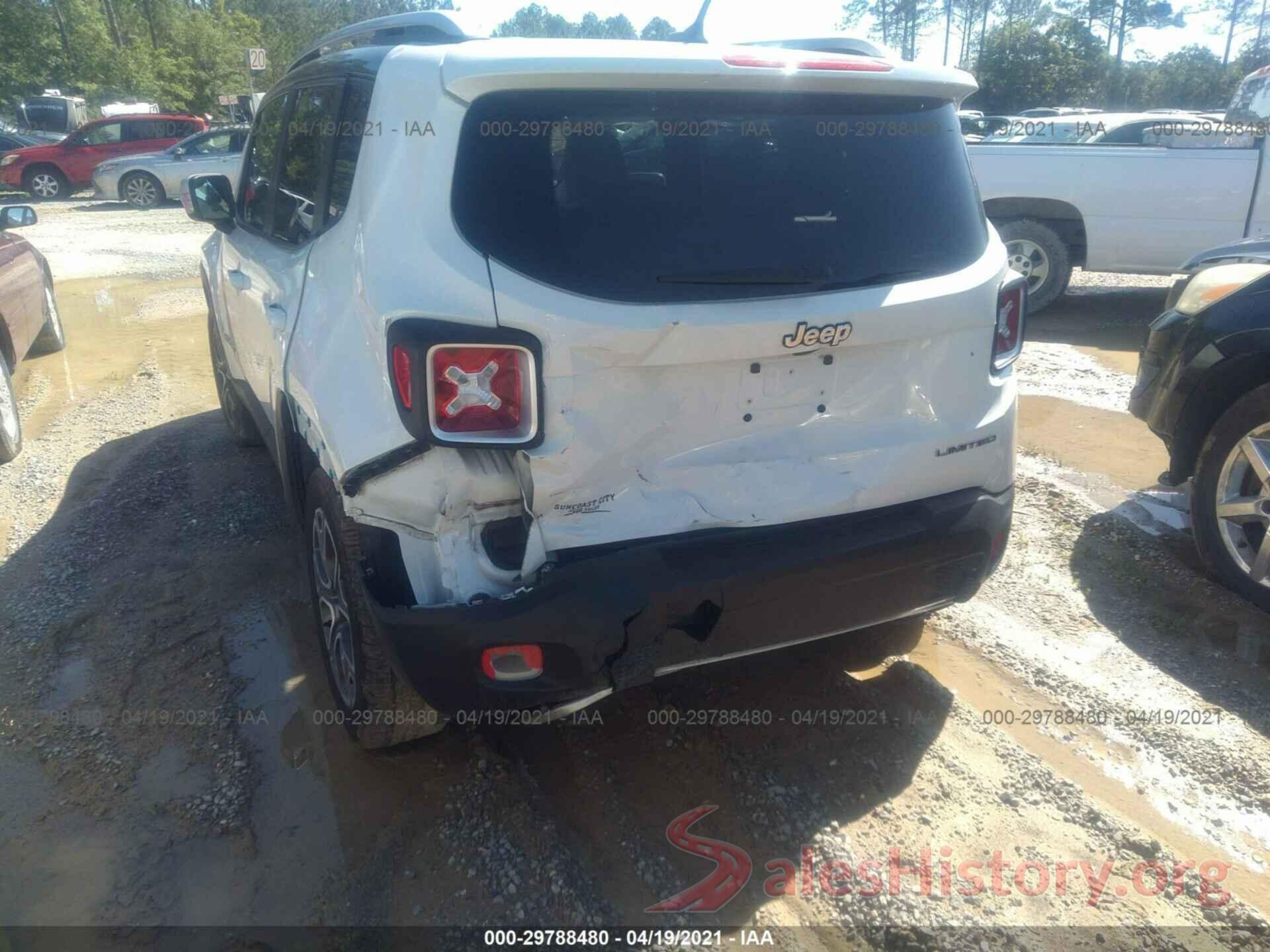 ZACCJADT0GPC89597 2016 JEEP RENEGADE