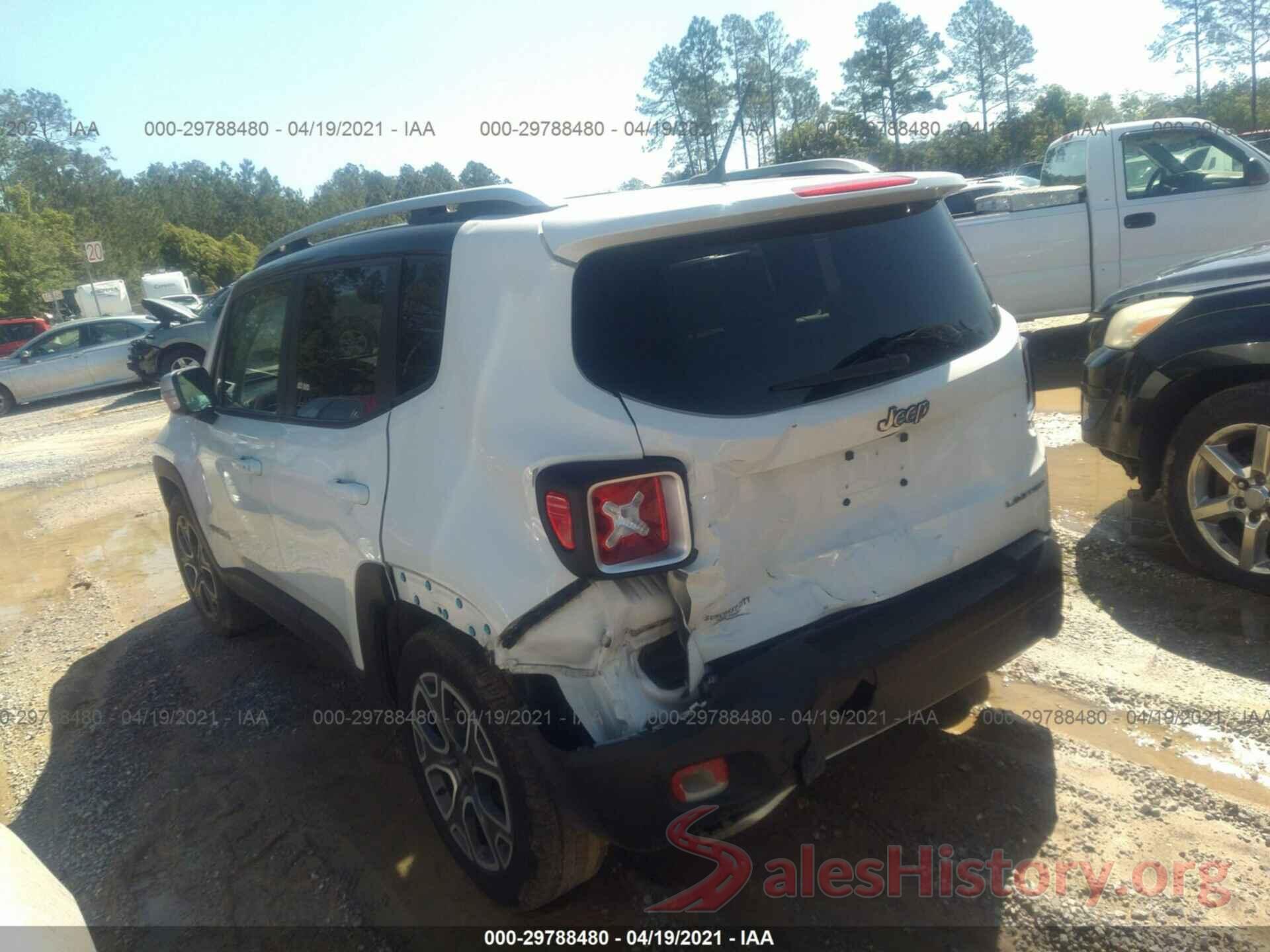 ZACCJADT0GPC89597 2016 JEEP RENEGADE