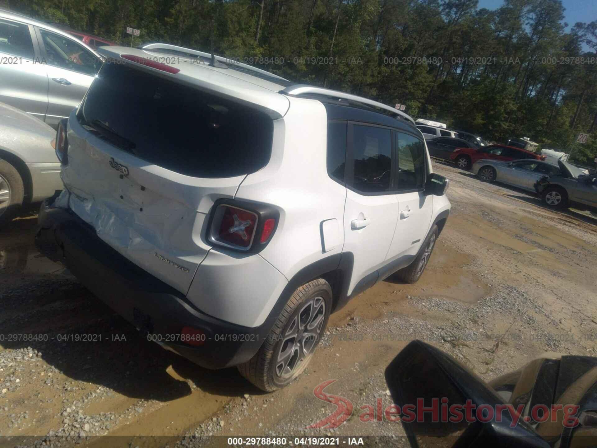 ZACCJADT0GPC89597 2016 JEEP RENEGADE