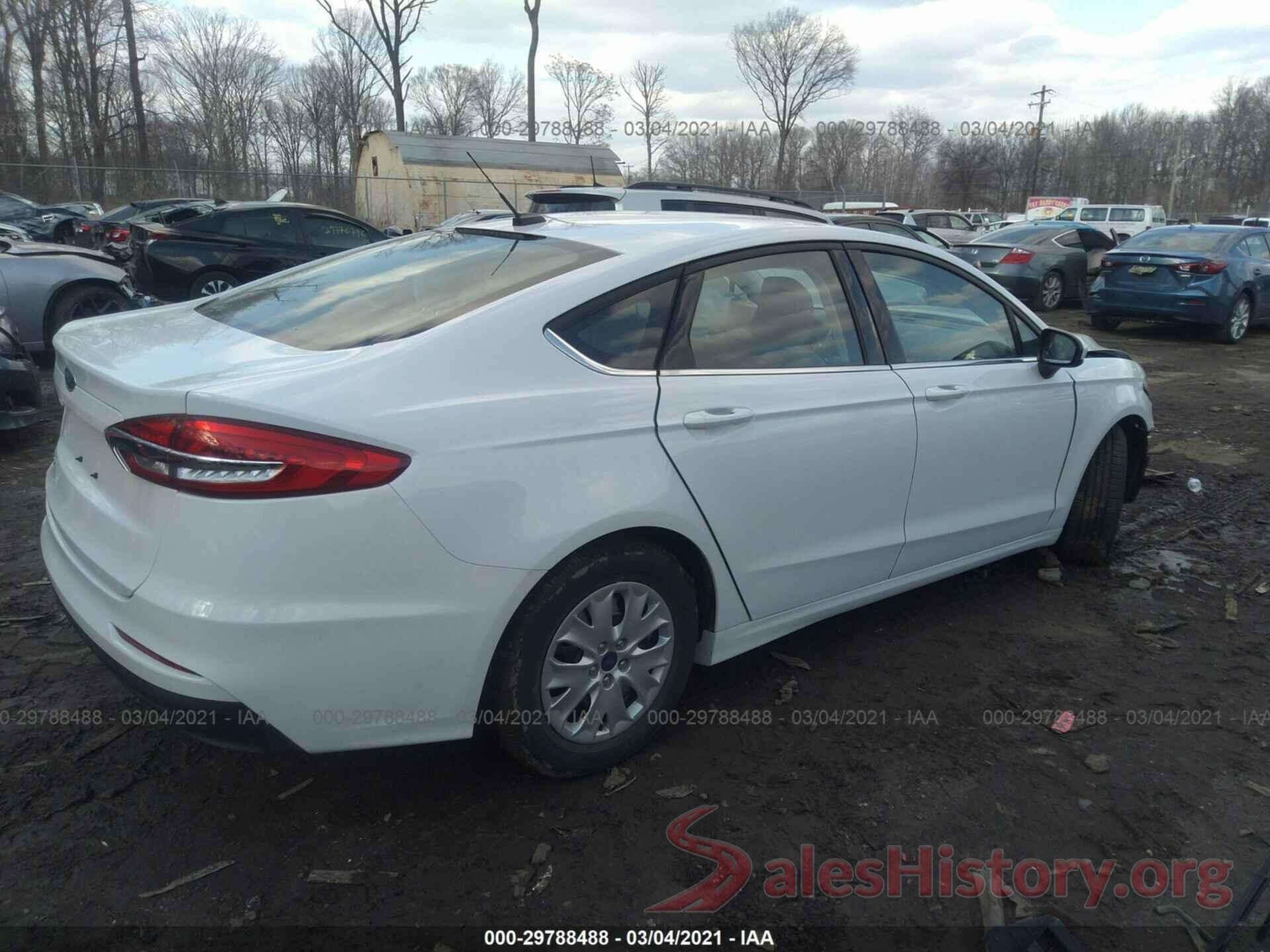 3FA6P0G78KR281109 2019 FORD FUSION