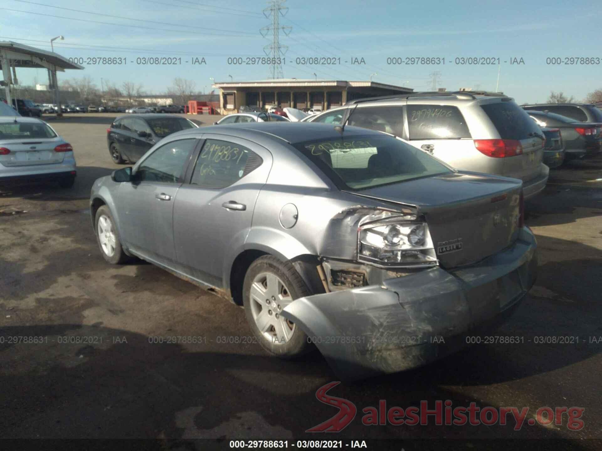 5YJXCBE27GF019832 2009 DODGE AVENGER