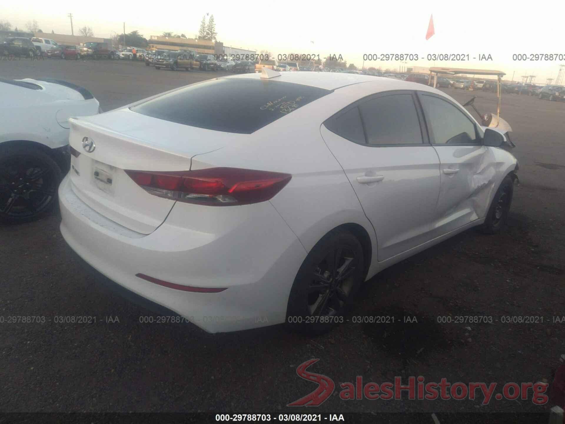 5NPD84LF2JH299156 2018 HYUNDAI ELANTRA