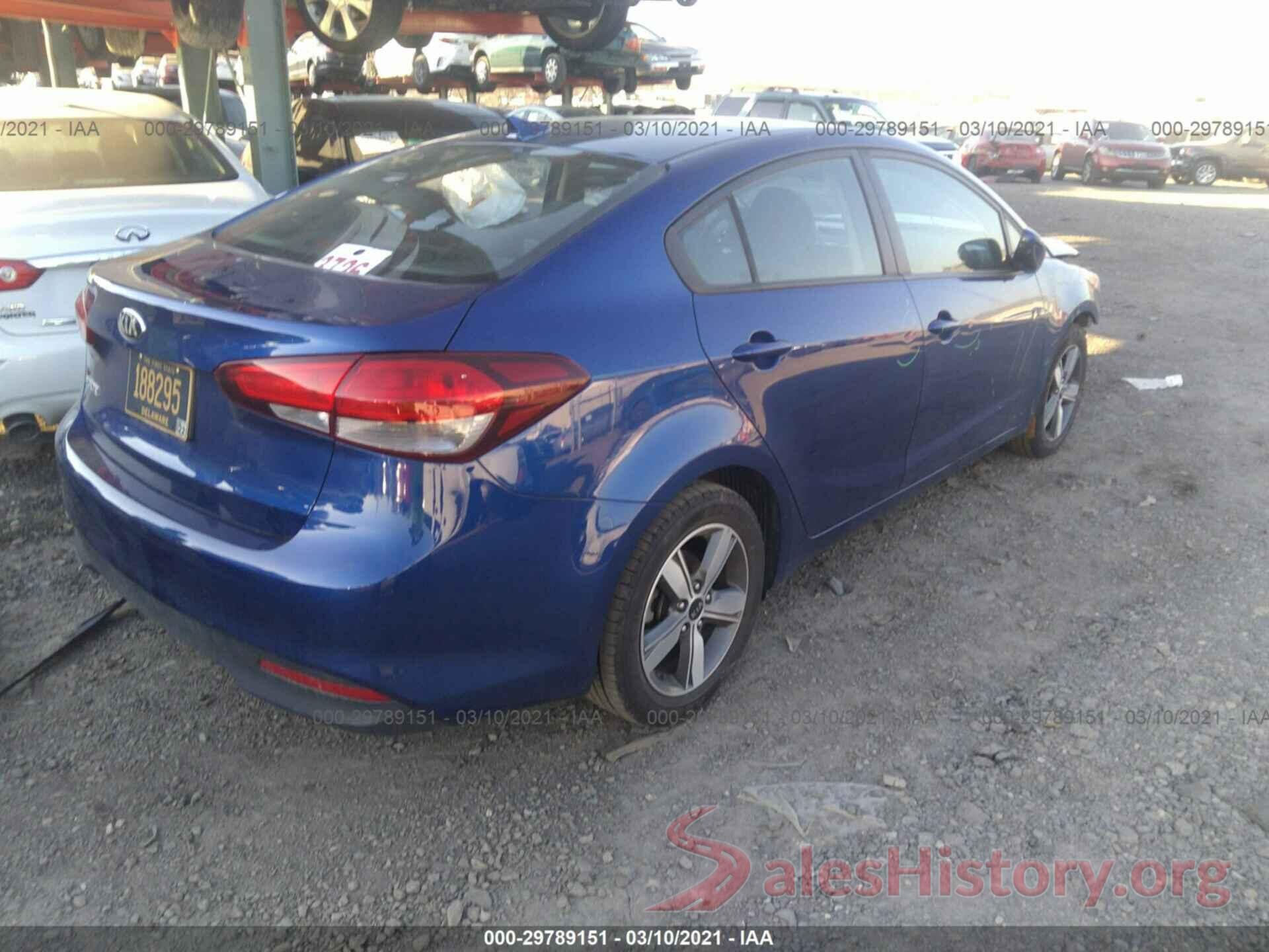 3KPFL4A71JE216159 2018 KIA FORTE