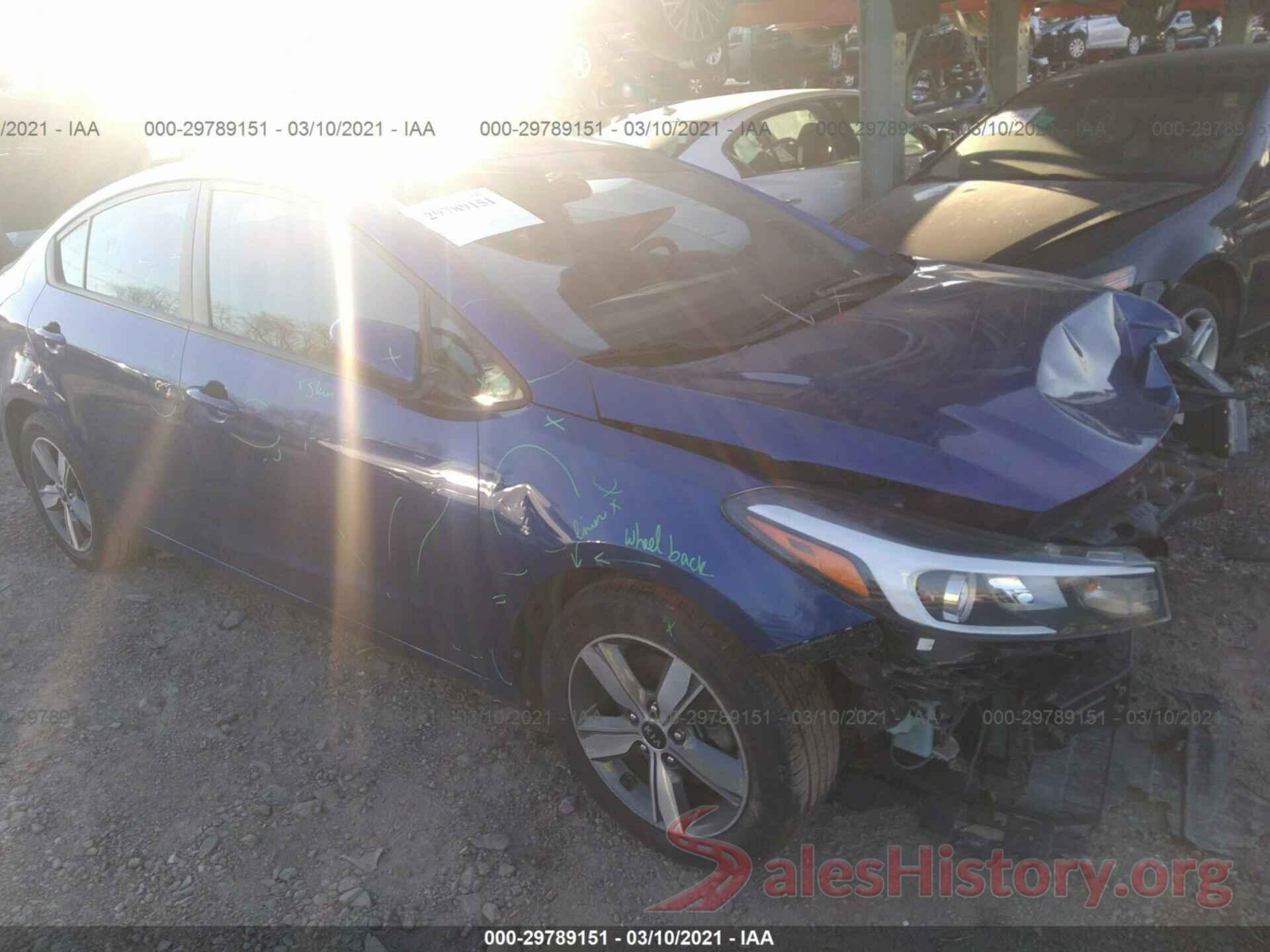 3KPFL4A71JE216159 2018 KIA FORTE