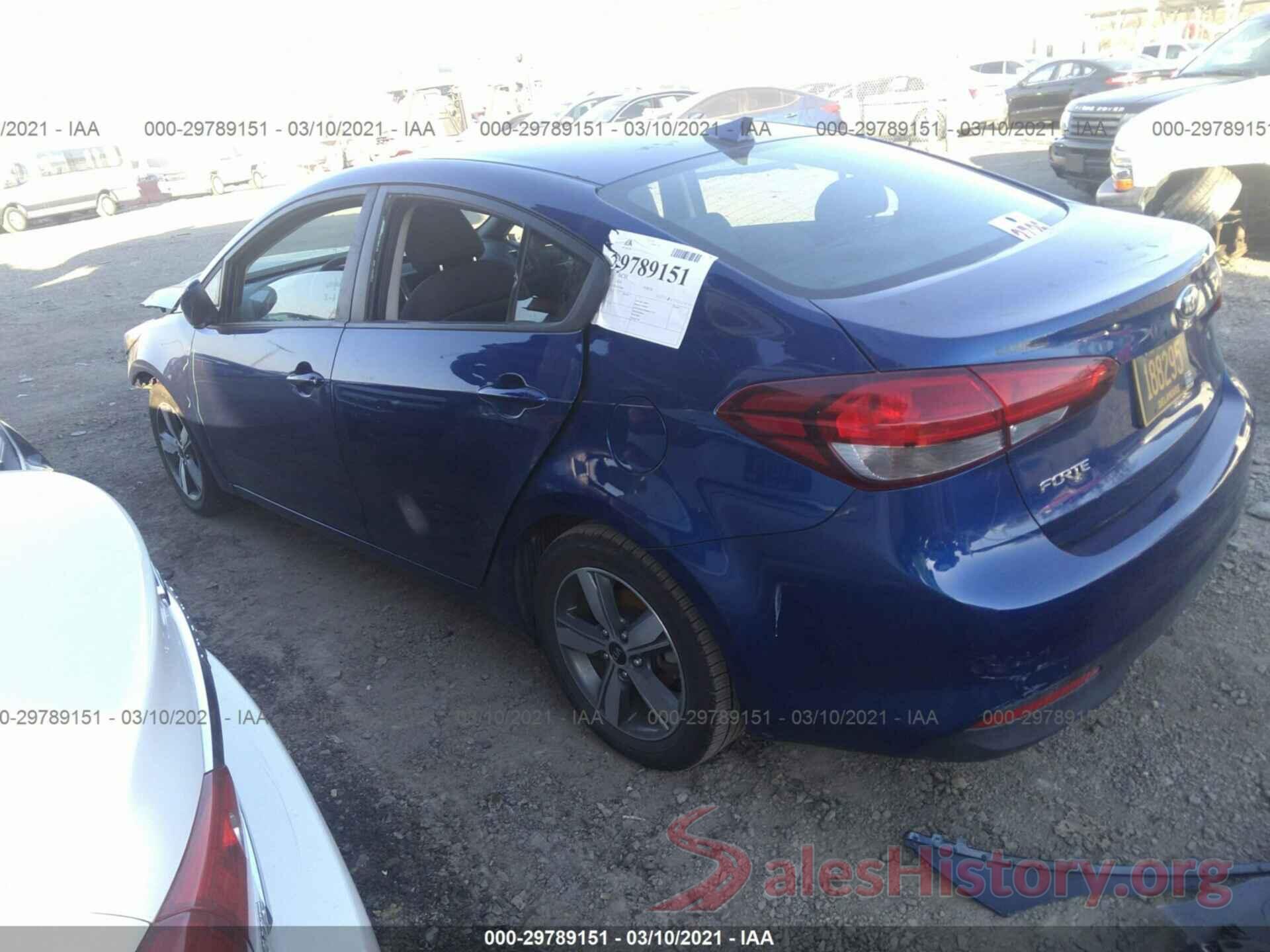 3KPFL4A71JE216159 2018 KIA FORTE