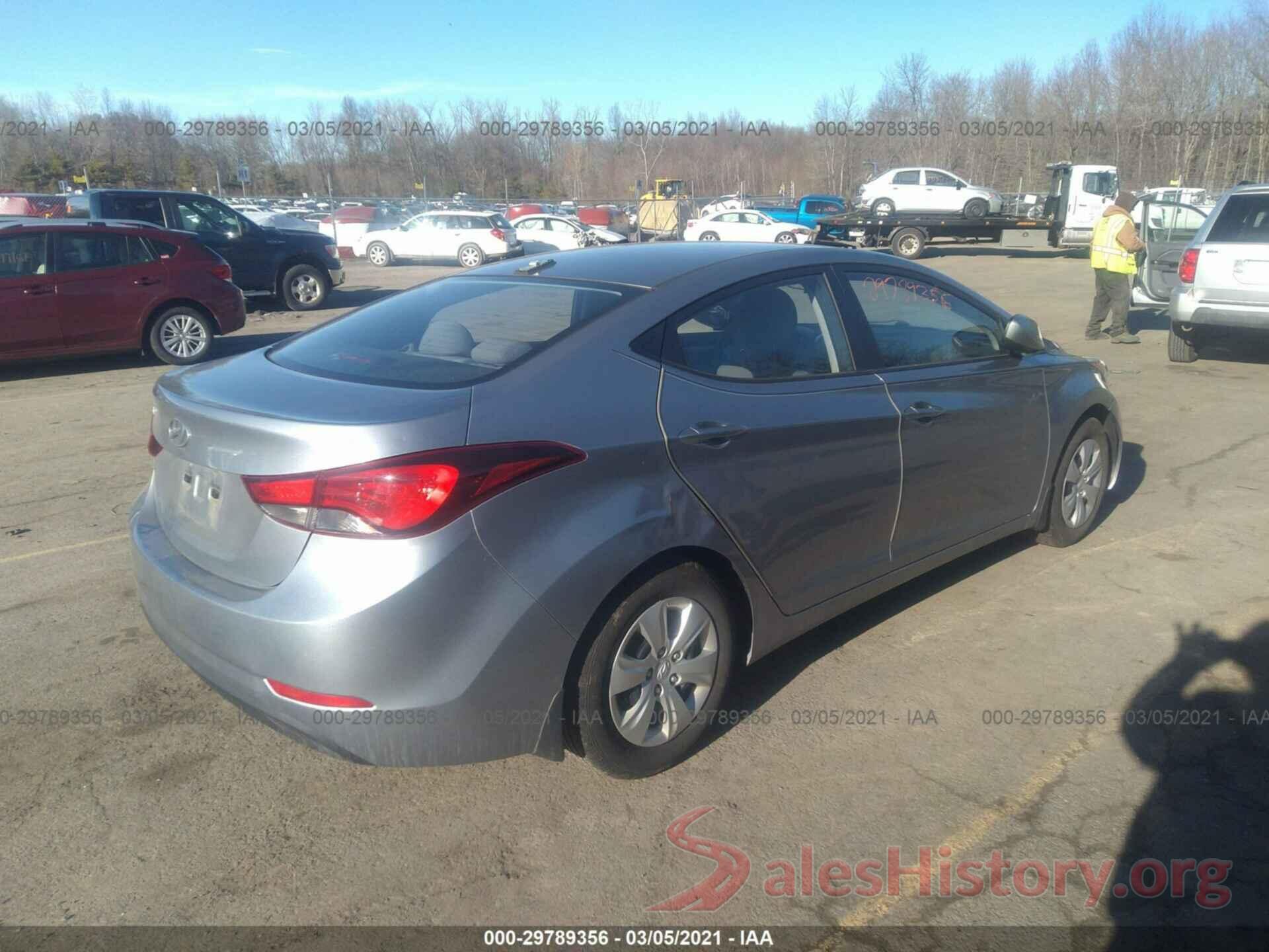 5NPDH4AE6GH797430 2016 HYUNDAI ELANTRA