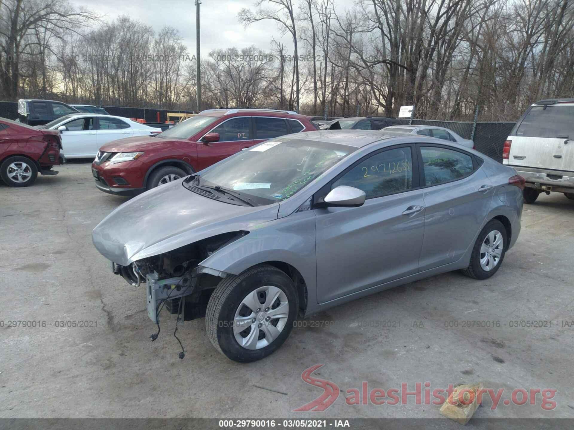 5NPDH4AE5GH720239 2016 HYUNDAI ELANTRA