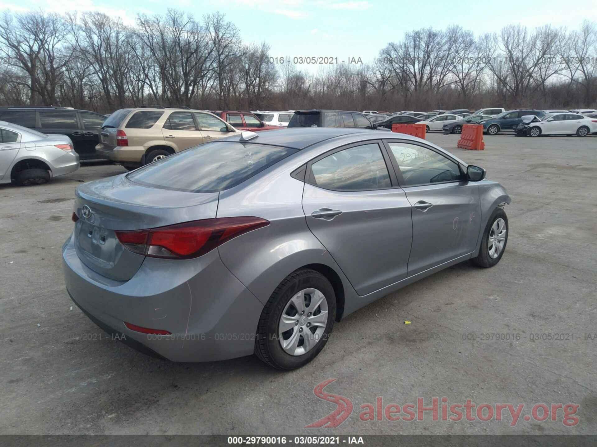 5NPDH4AE5GH720239 2016 HYUNDAI ELANTRA