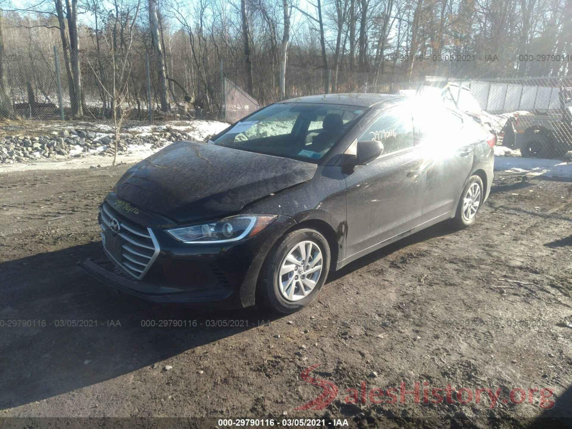 5NPD74LF7JH280654 2018 HYUNDAI ELANTRA