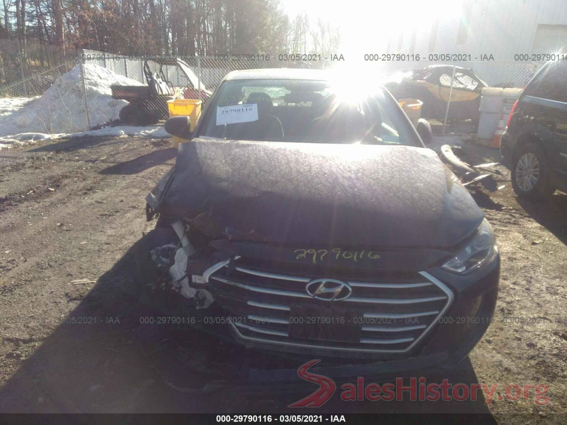 5NPD74LF7JH280654 2018 HYUNDAI ELANTRA