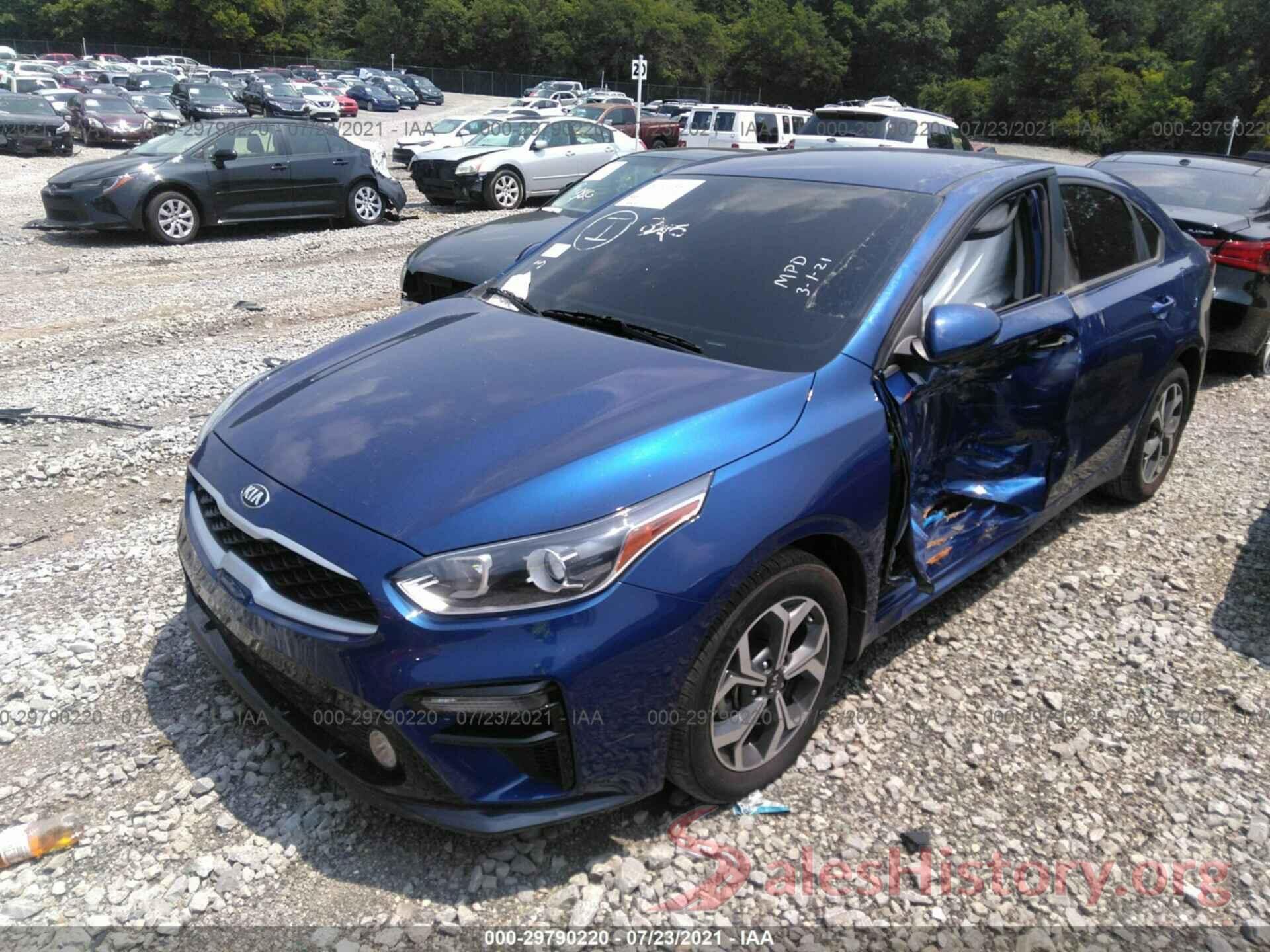 3KPF24AD4LE246557 2020 KIA FORTE