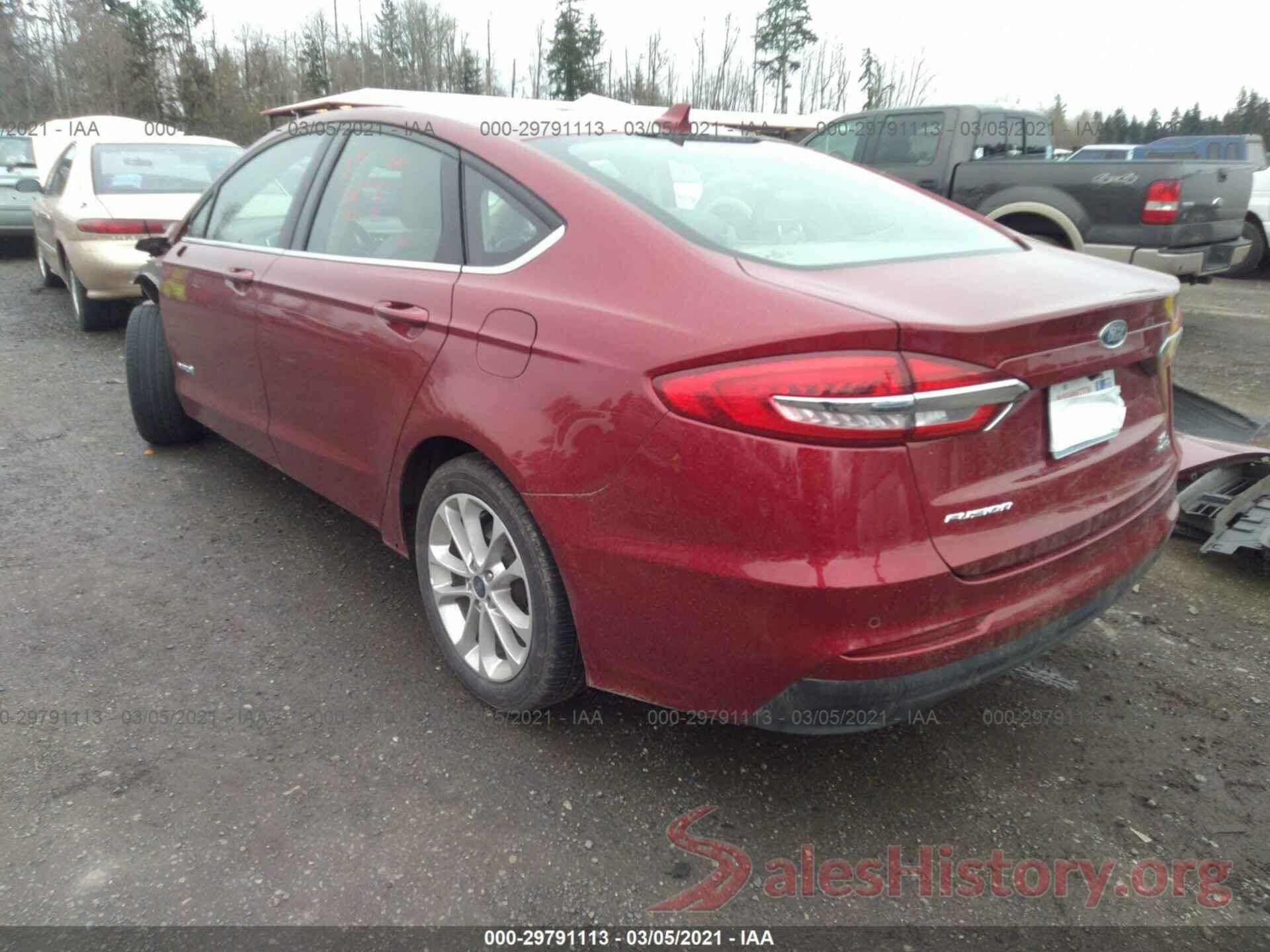 3FA6P0LU1KR207252 2019 FORD FUSION HYBRID